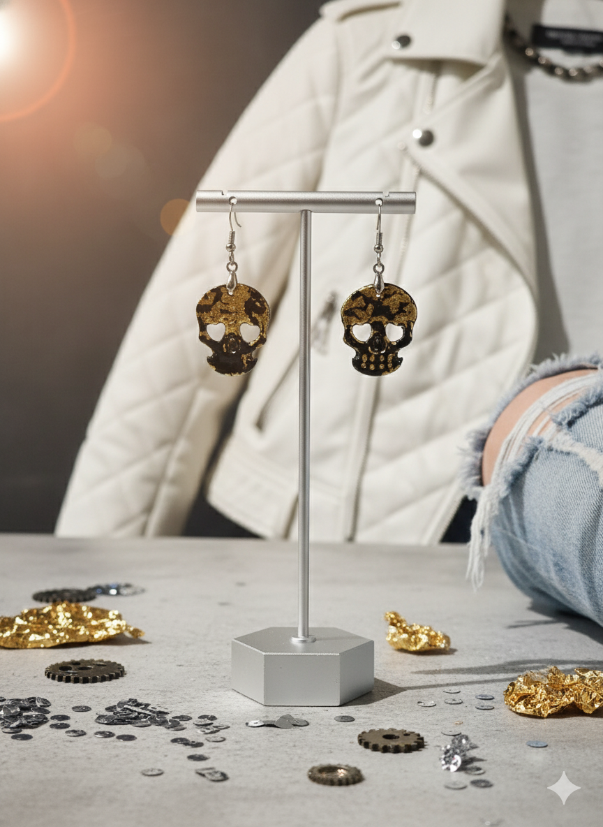Boucles Gold skull