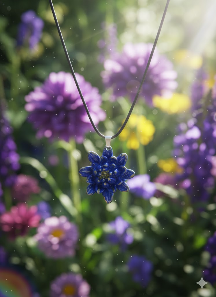 Collier fleur d'Azul 