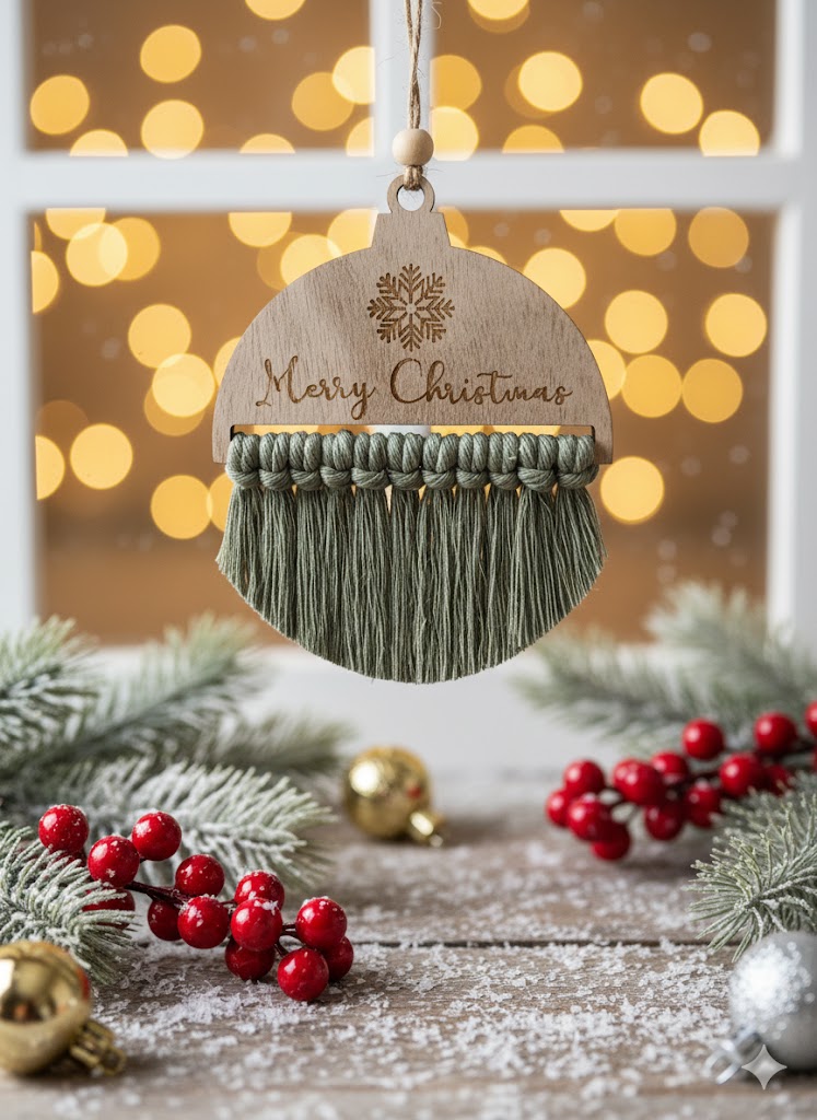 Décoration de Noël en bois