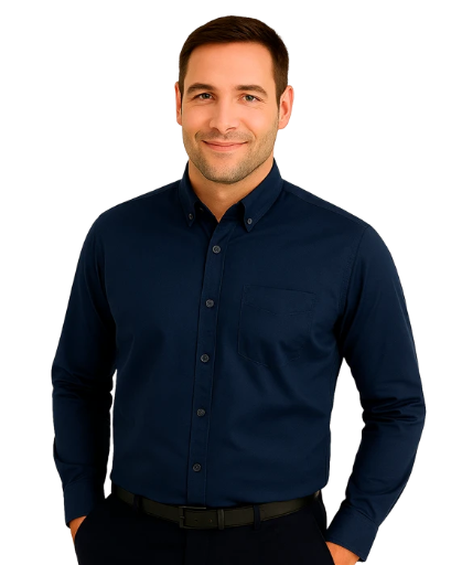 Camisa Lisa Poplin - Manga Larga