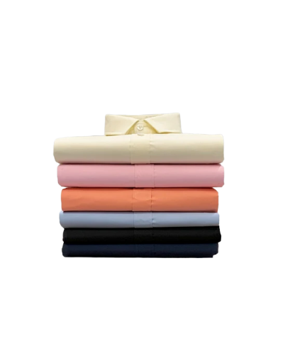 Camisa Lisa Poplin - Manga Larga