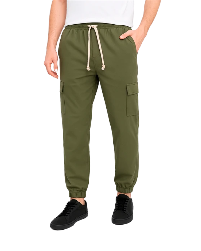 Jogger Cargo Gabardina