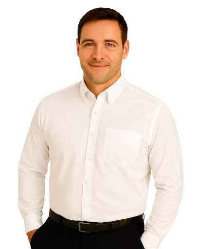 Camisa Lisa Poplin - Manga Larga