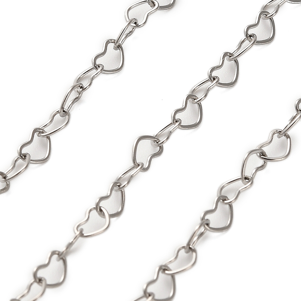 Silver Small Heart Chain
