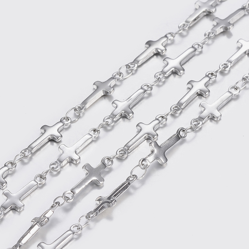 Silver Cross Chain