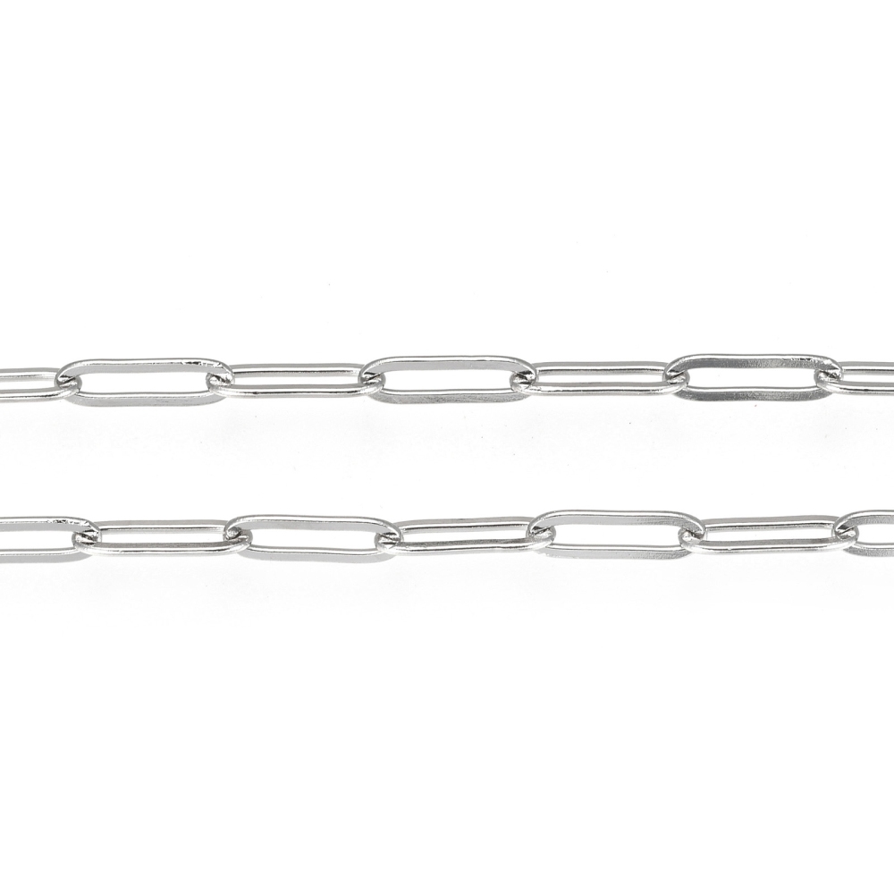 Silver Paperclip Chain