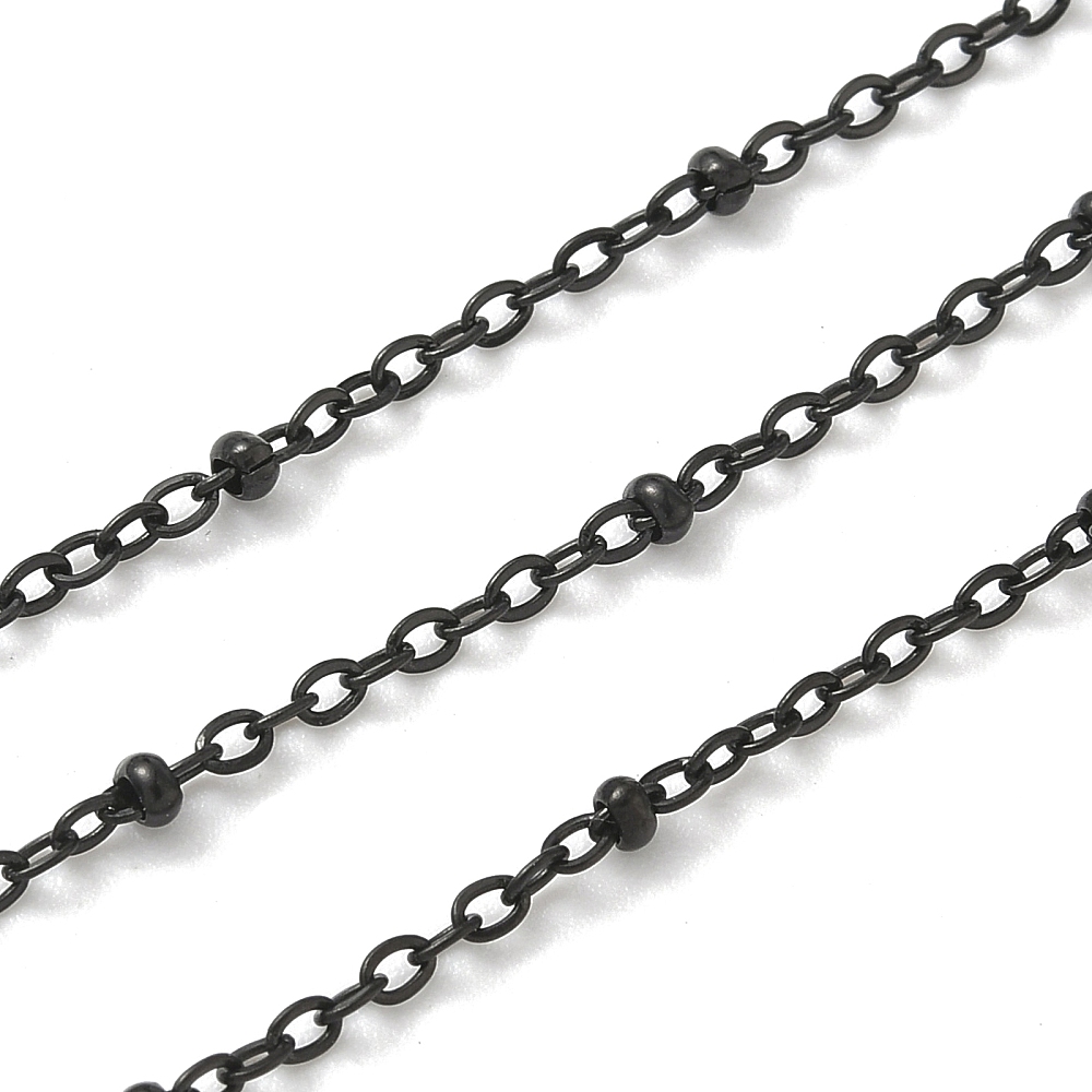 Black Stainless Satellite Chain