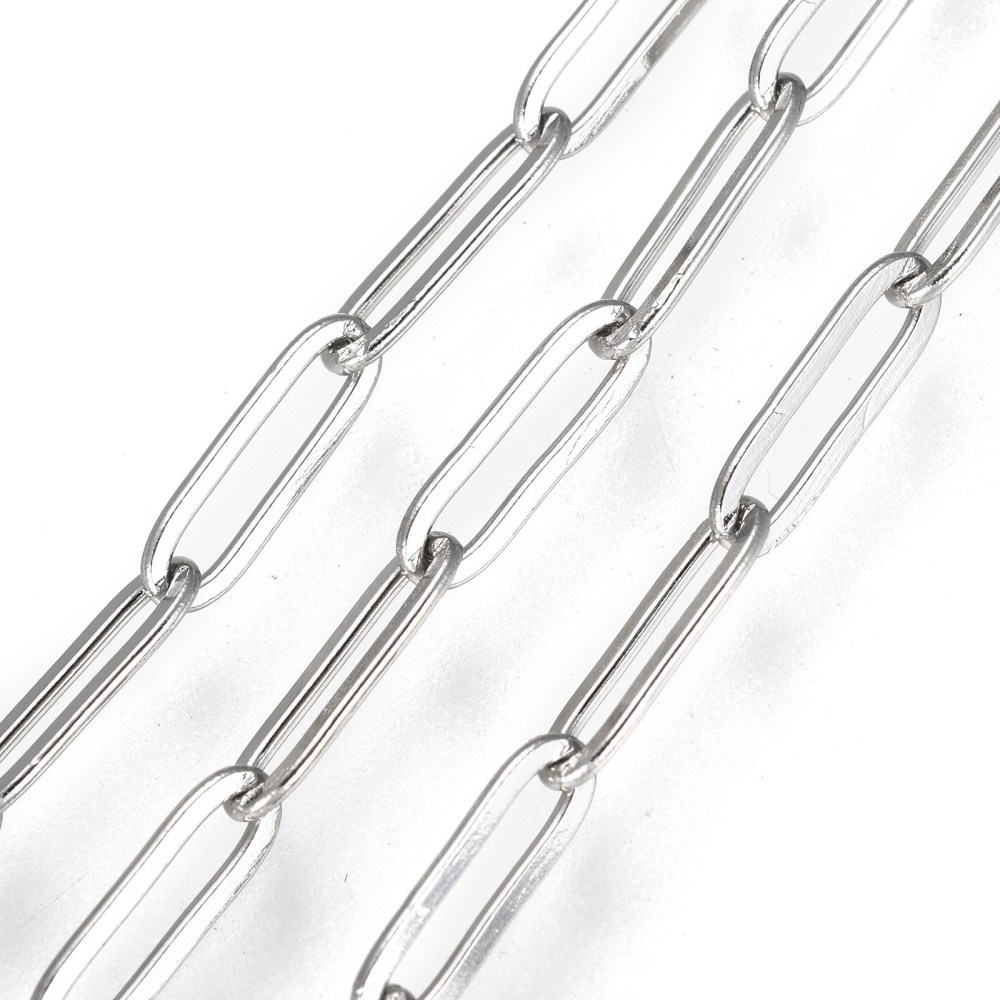 Silver Paperclip Chain