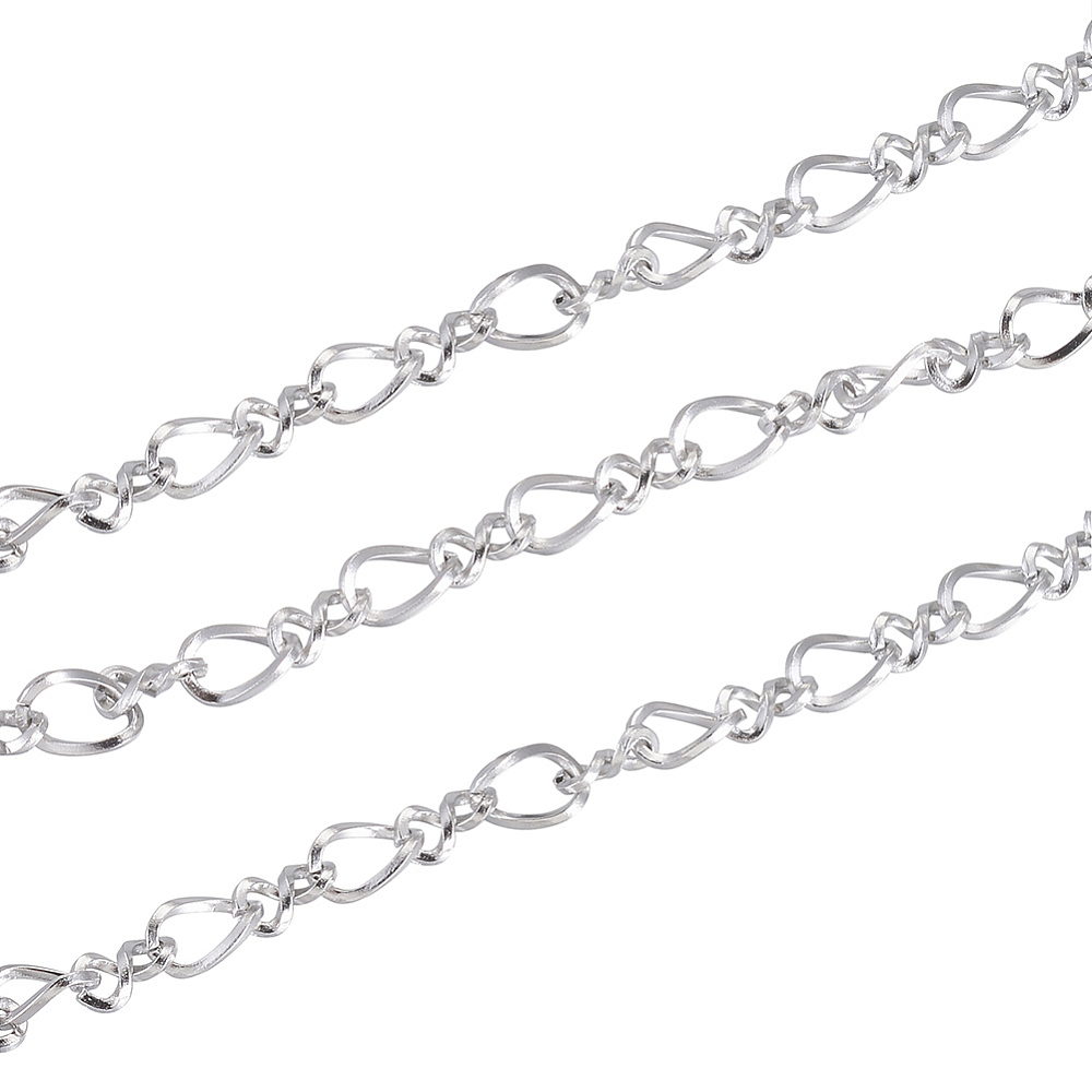 Silver Dainty Twist Chain