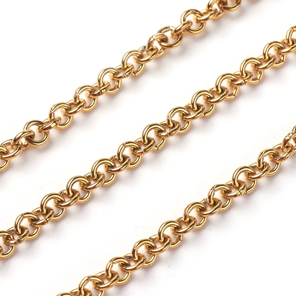 Gold Rolo Chain