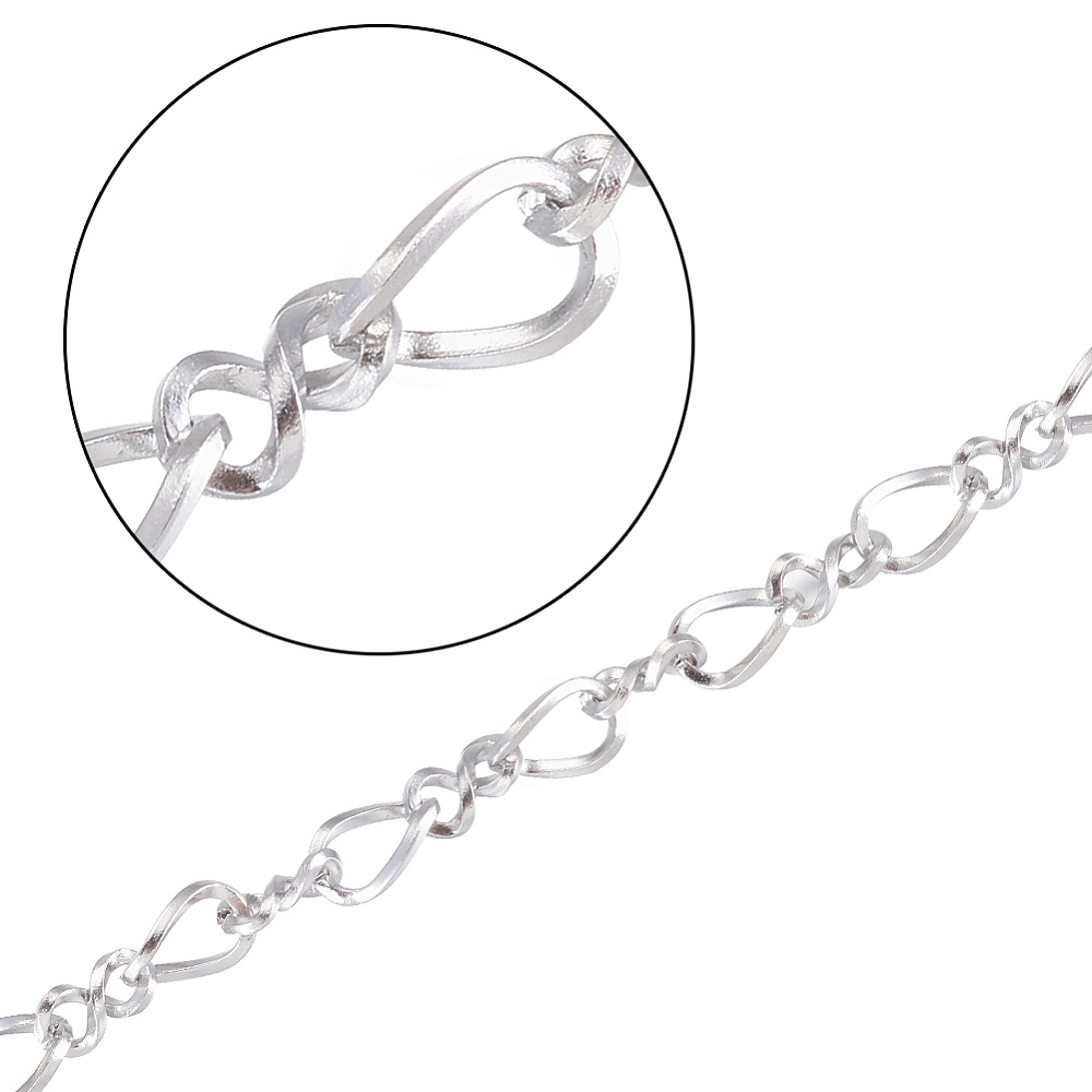 Silver Dainty Twist Chain