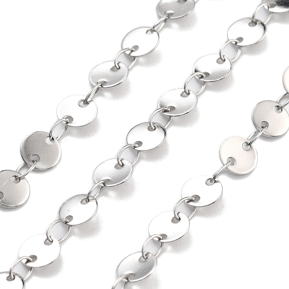 Silver Disc Chain
