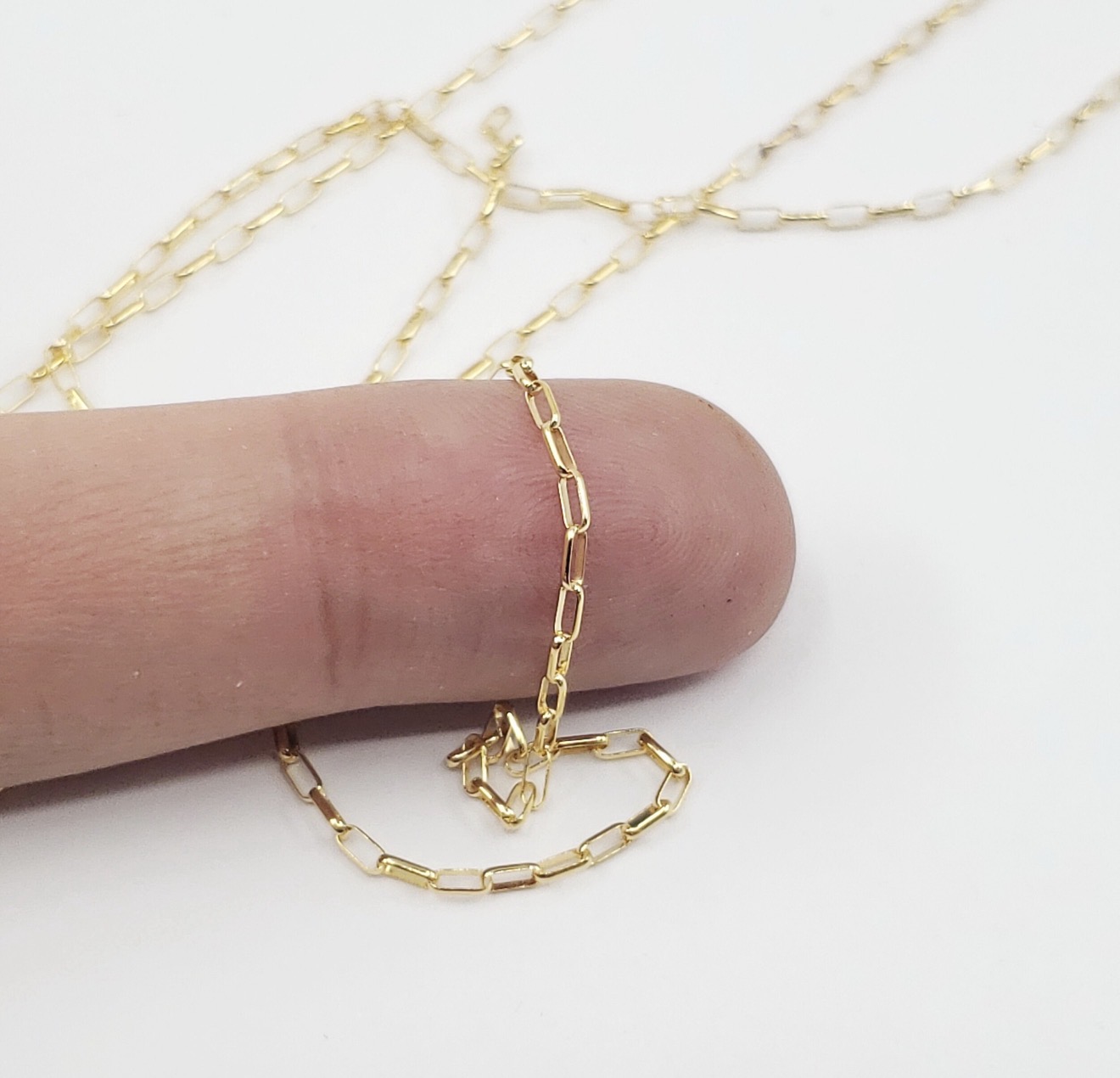 14k Gold Filled Elongated Rolo Chain