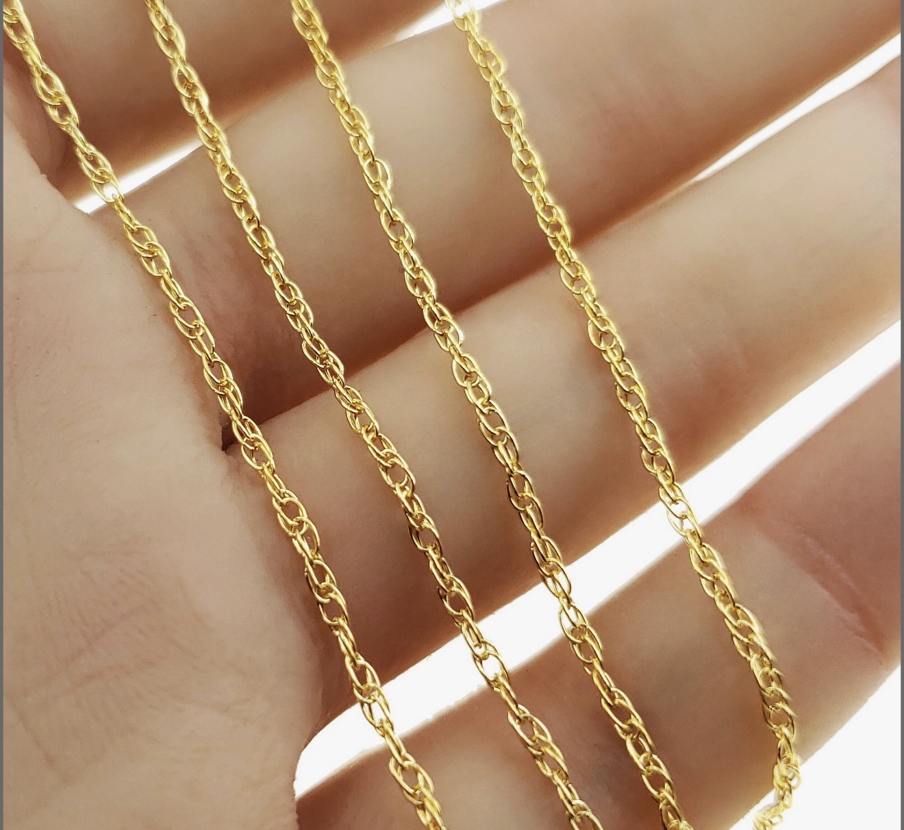 14k Gold Filled Rope Chain 