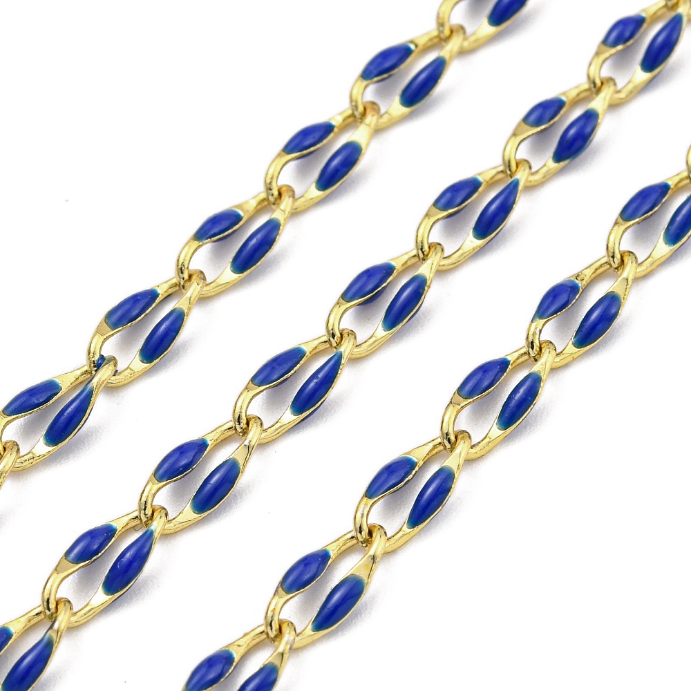 Royal Blue Enamel Chain 