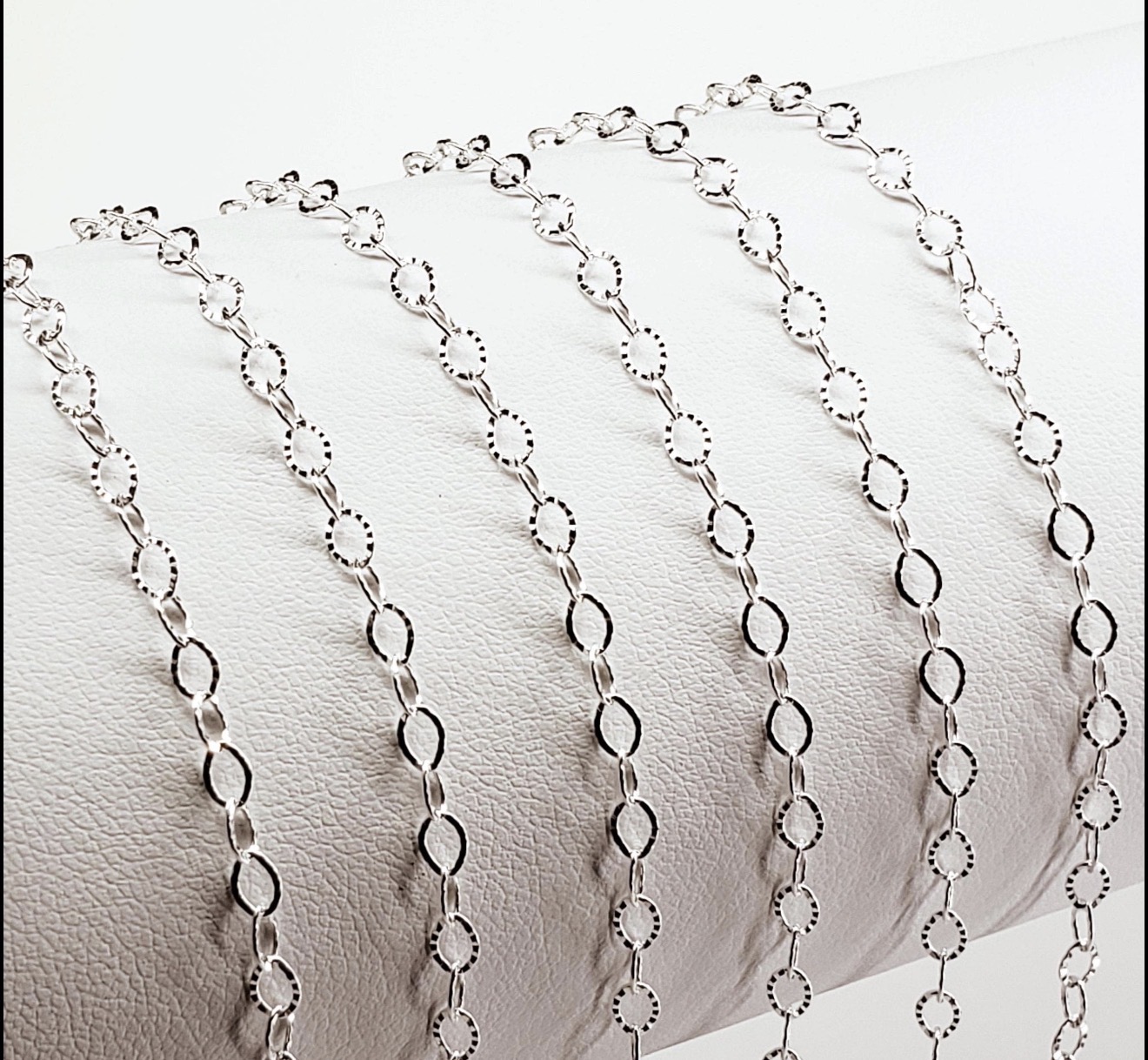 Sterling Silver Diamond Cut Sparkle Chain