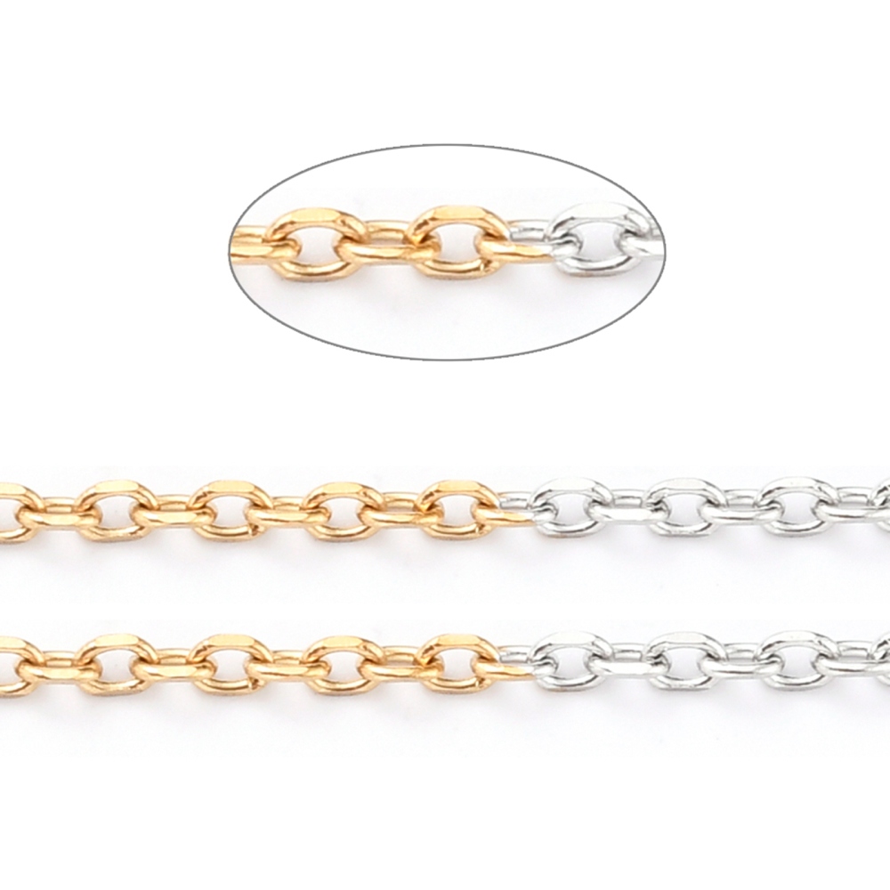Two Tone Cable Chain