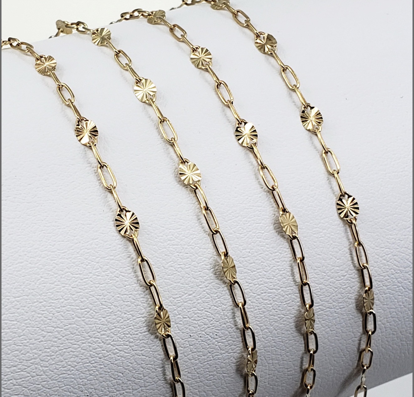 14k Gold Filled Drawn Cable Starburst 3:1 Chain
