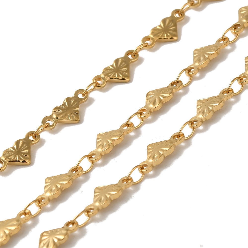 Gold Heart Link Chain