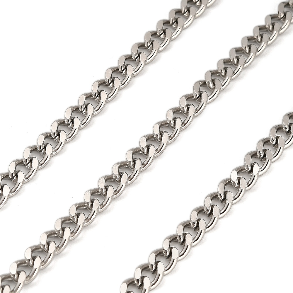 Silver Curb Chain