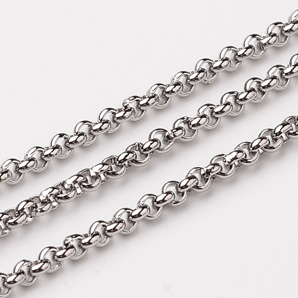 Silver Rolo Chain