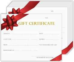 Gift Certificate