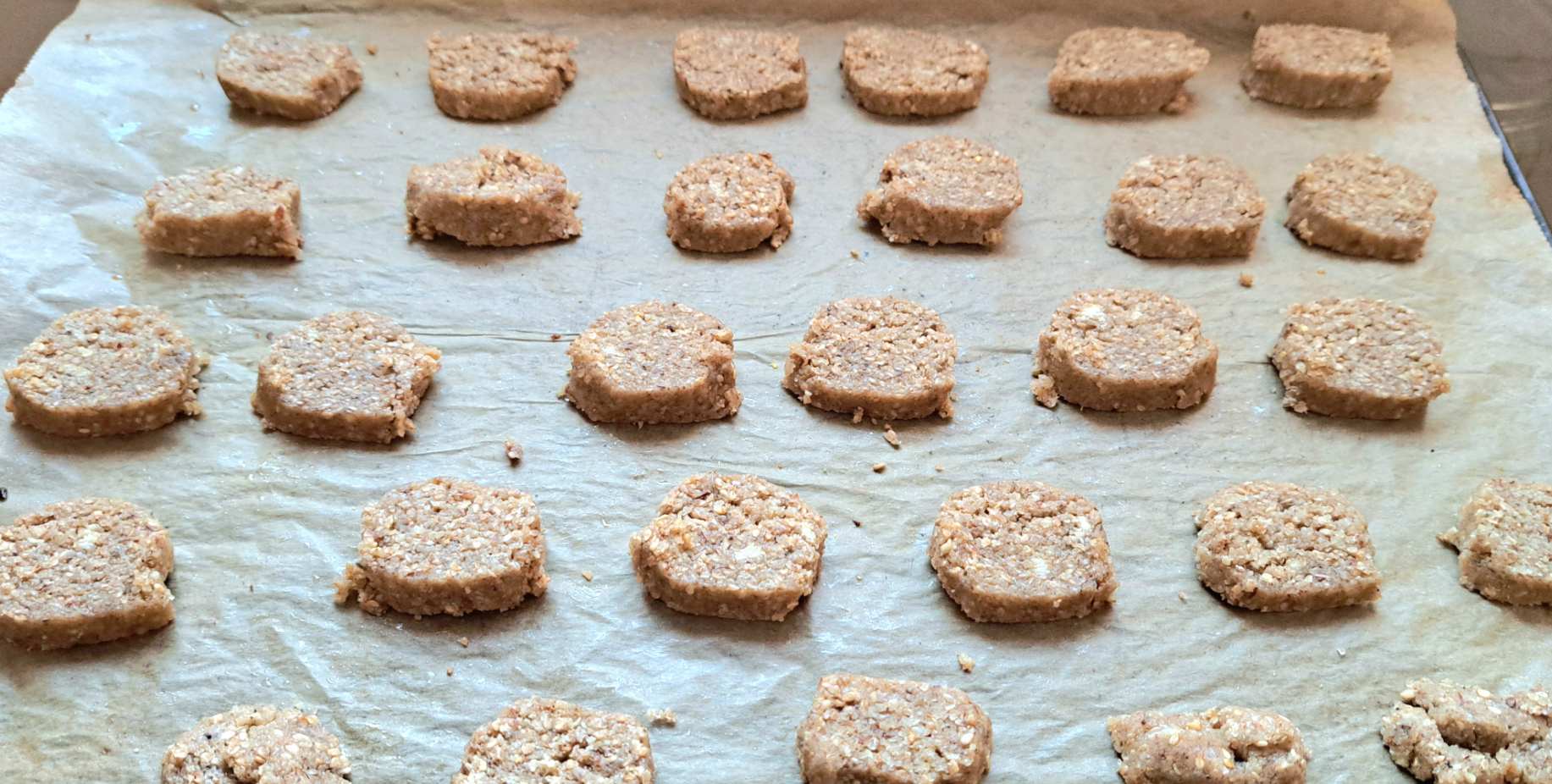 Süße Sesam-Cracker 