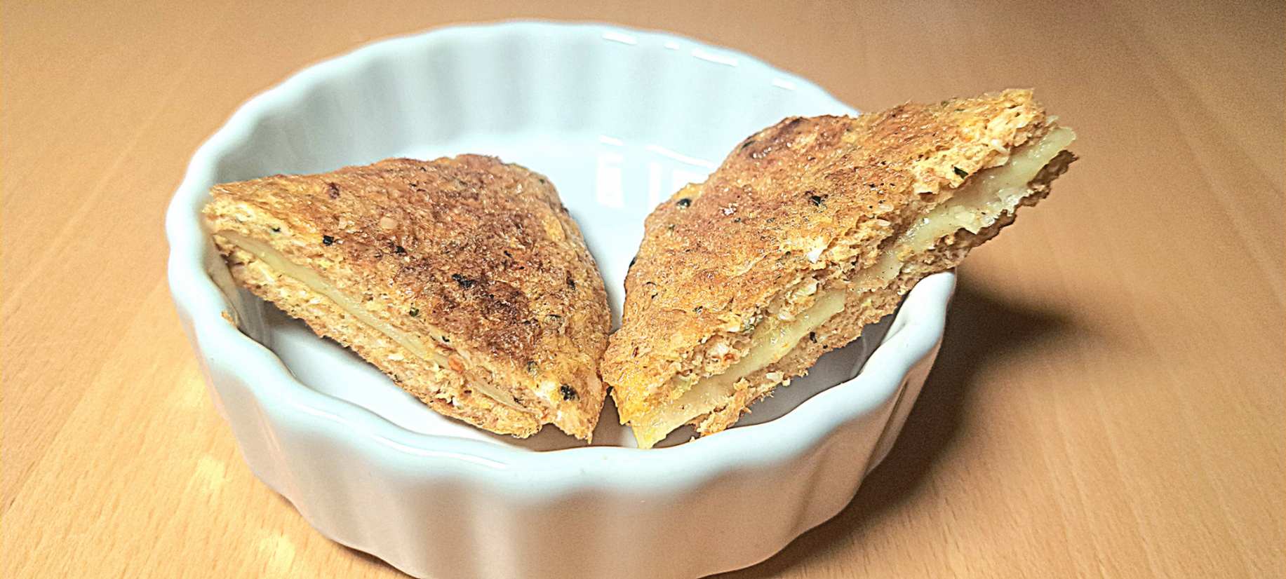 Käse(omelette)-Sandwich