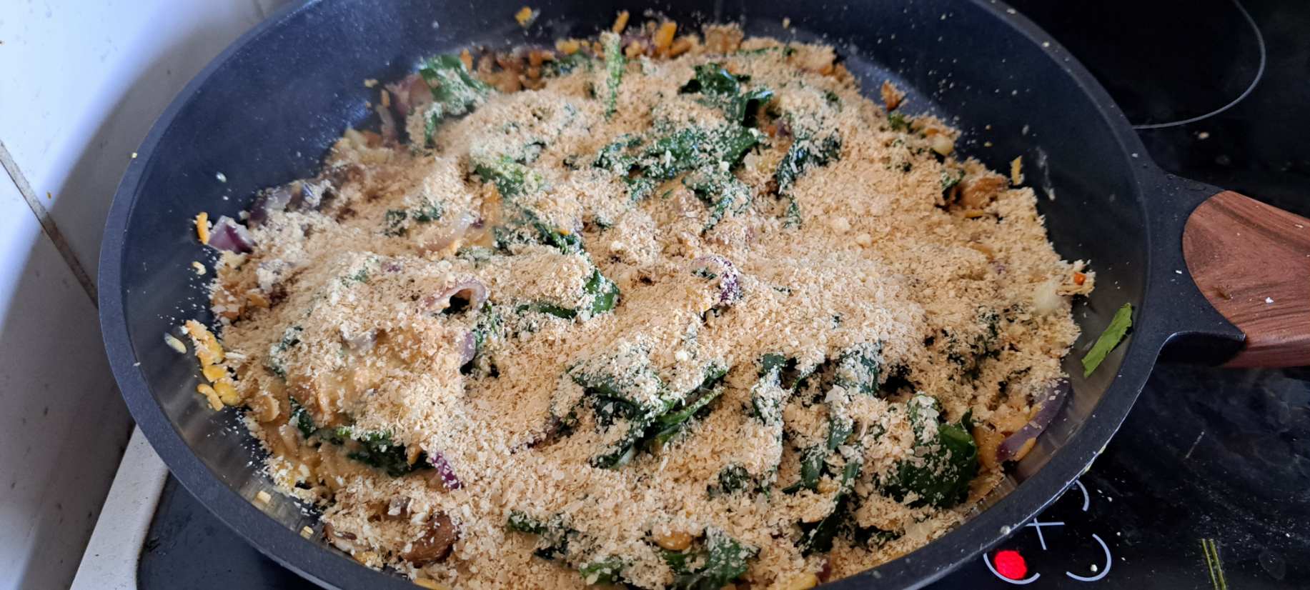 Buntes Spinat-Omelette