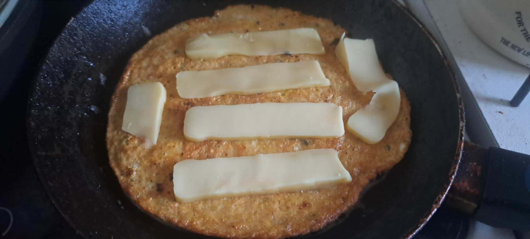 Käse(omelette)-Sandwich