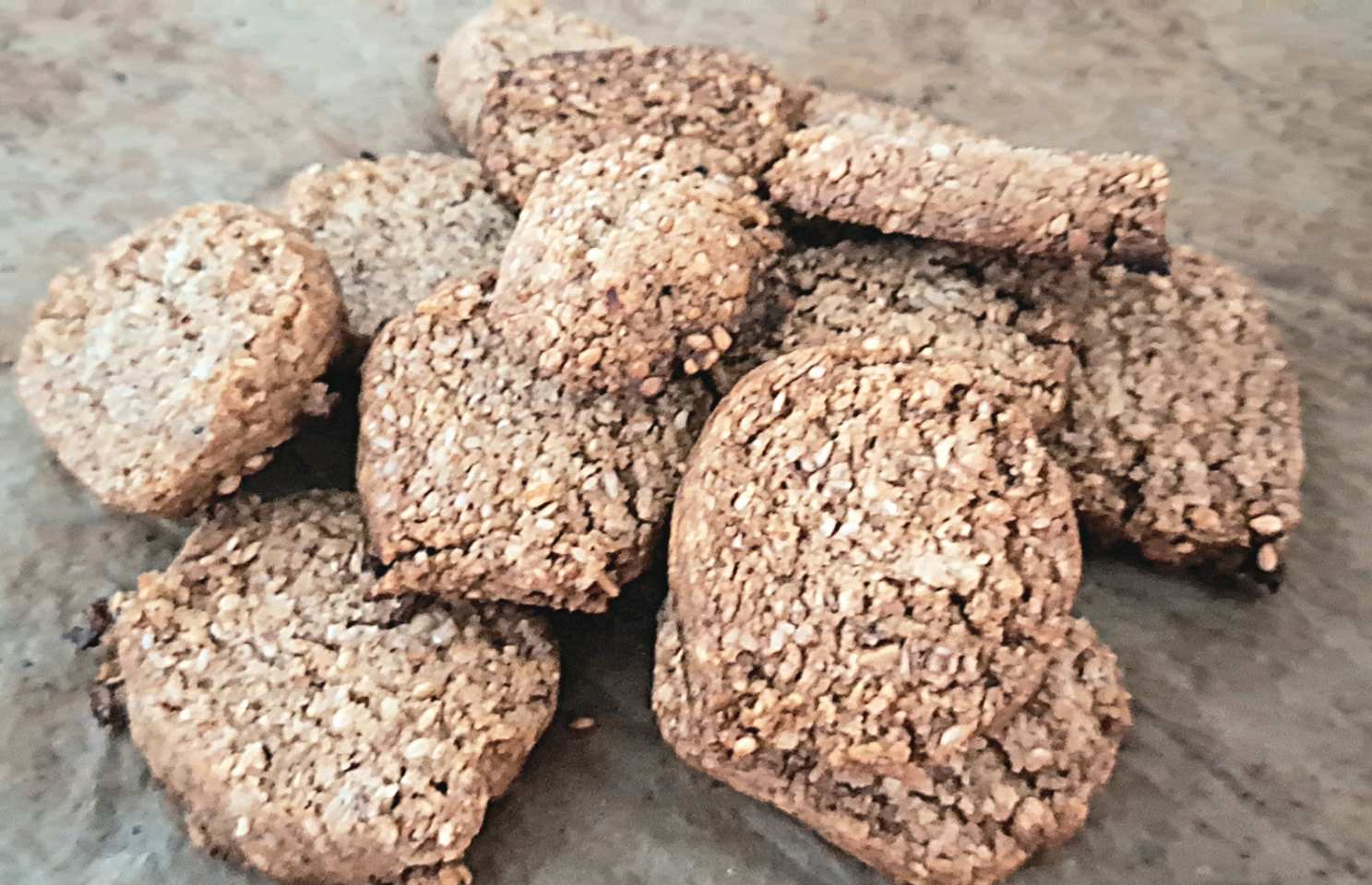 Süße Sesam-Cracker 