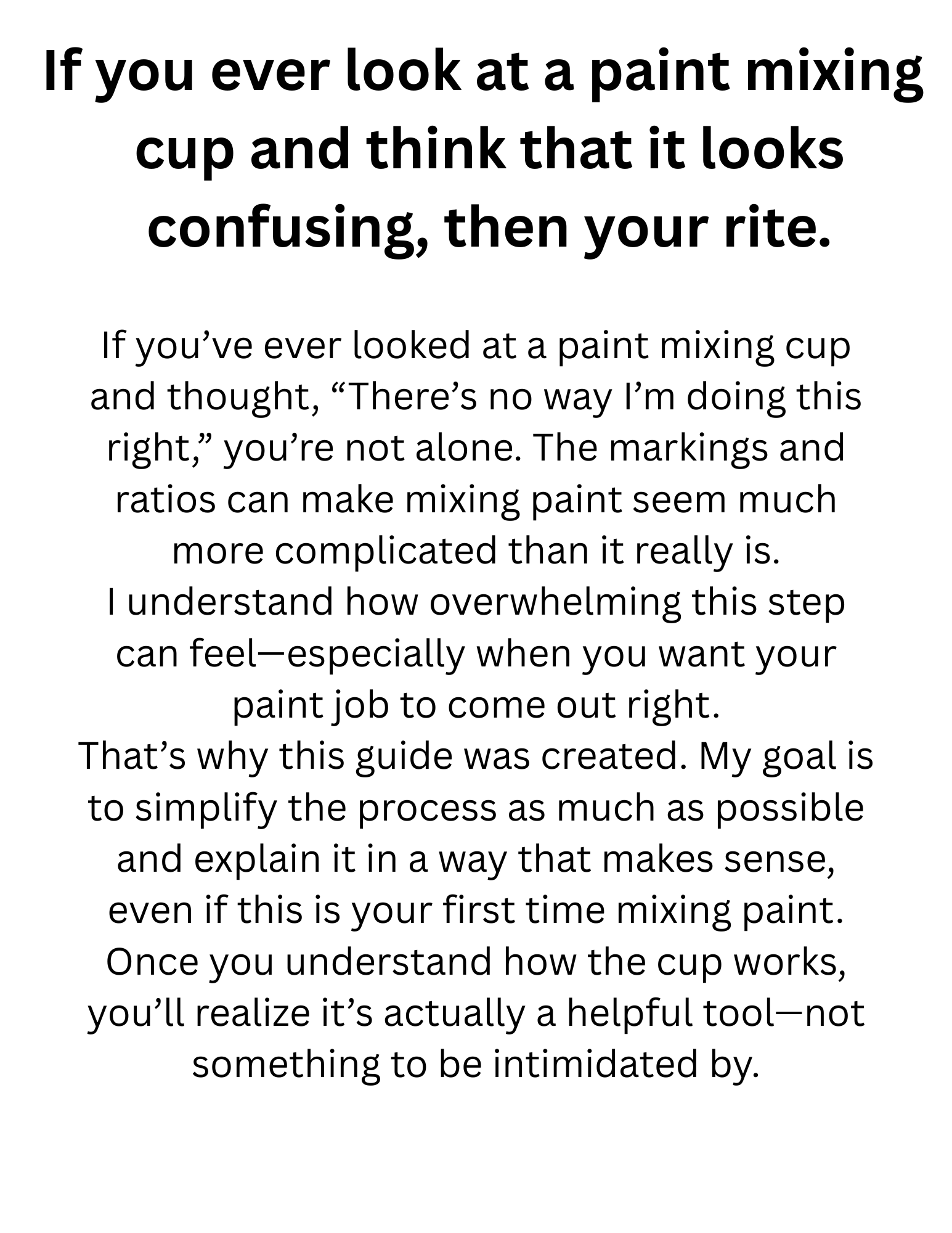 A Beginner Guide On How to Mix Automotive paint 