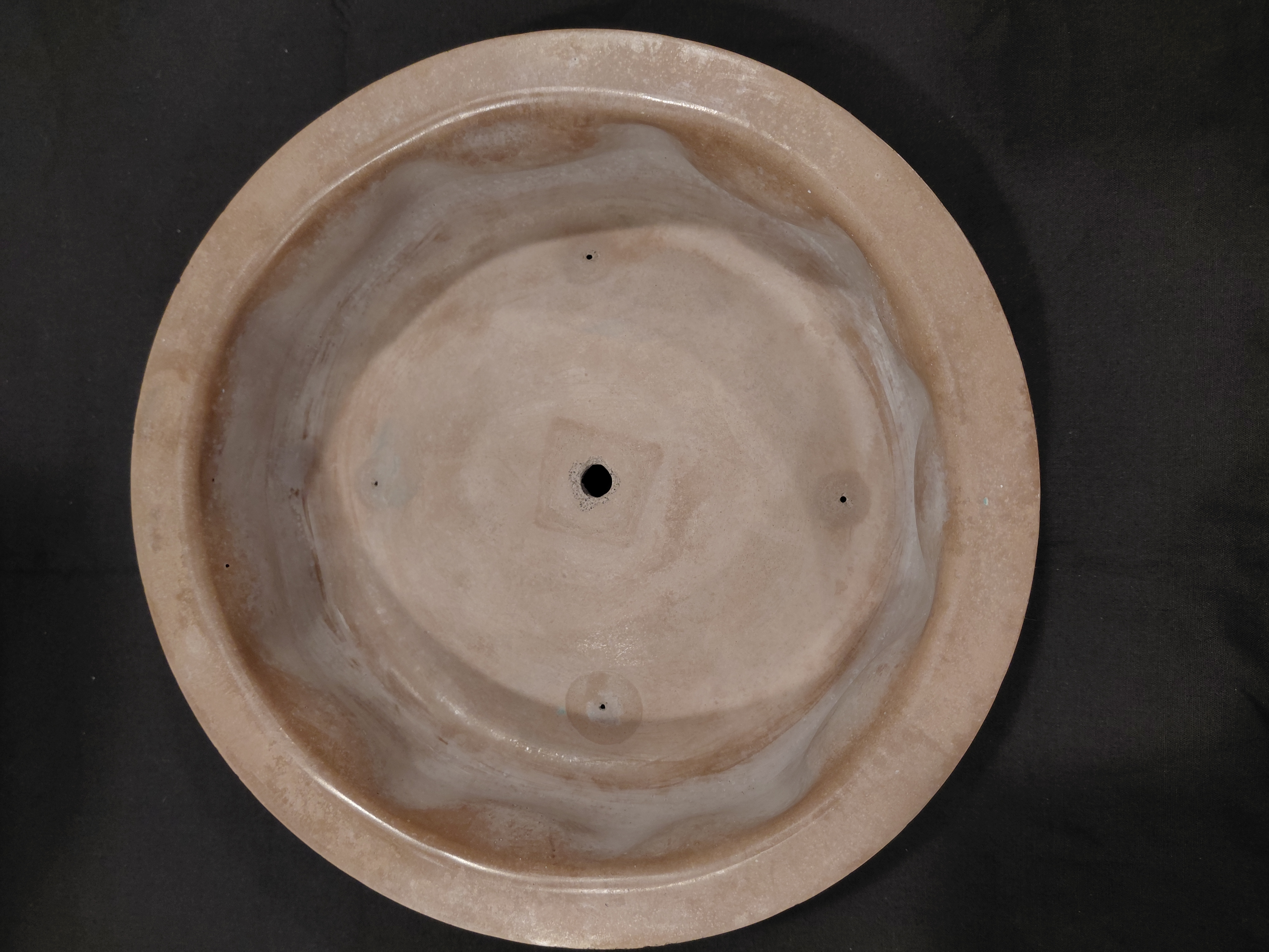 Brown Bonsai Concrete Bowl