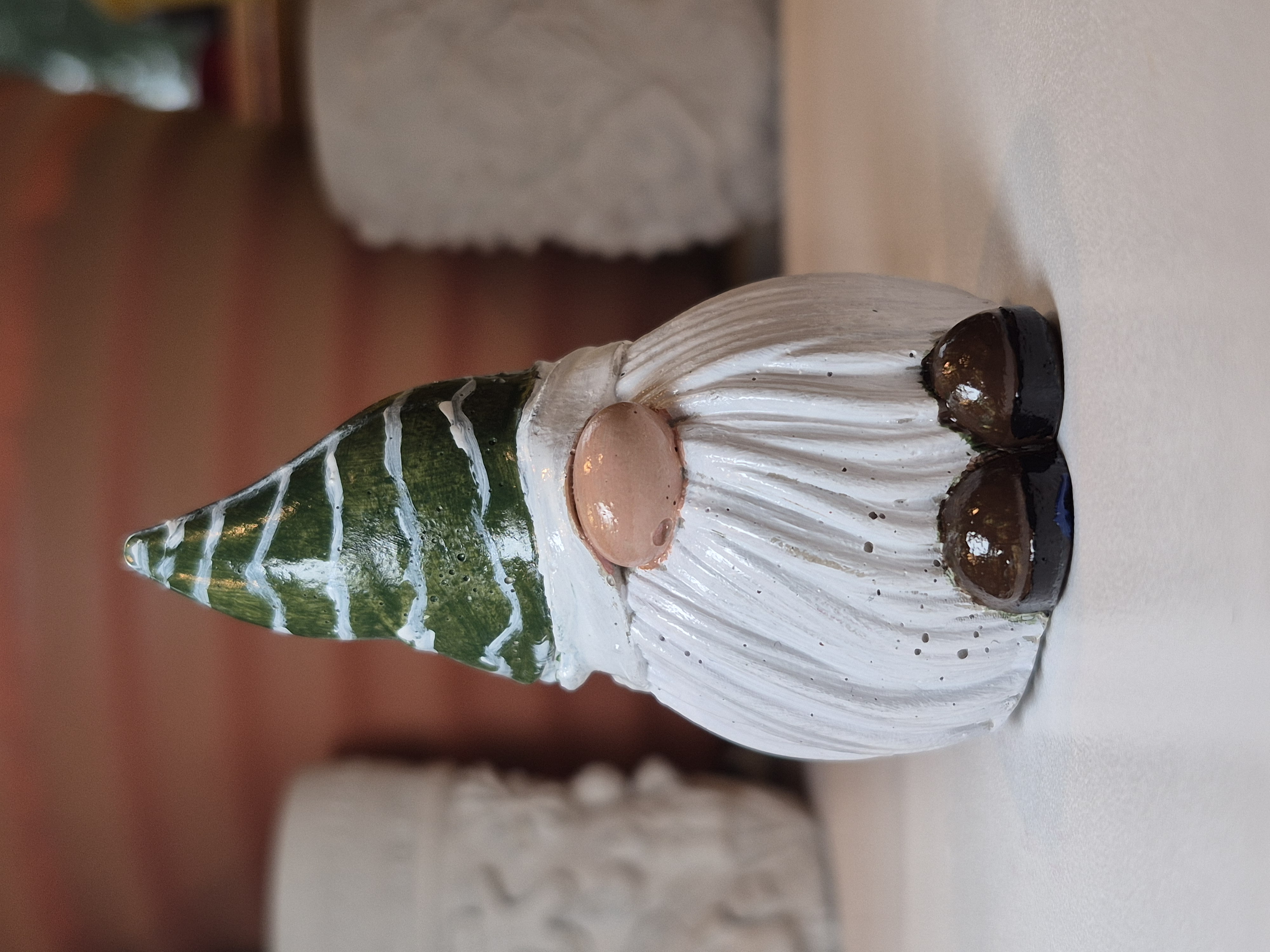 Plump Gnome Hand Painted Concrete