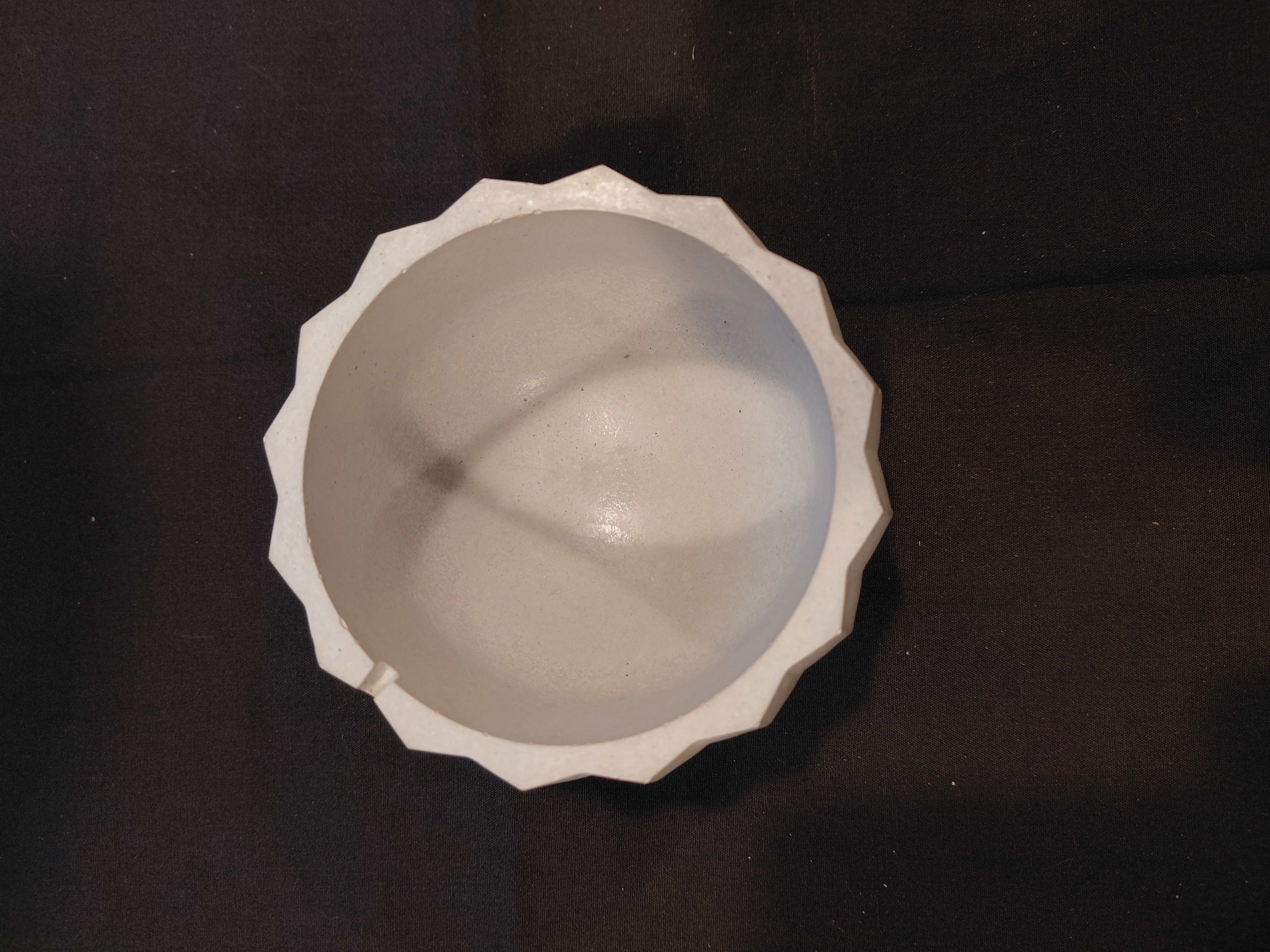 Geometric Brown Concrete Pot/Container