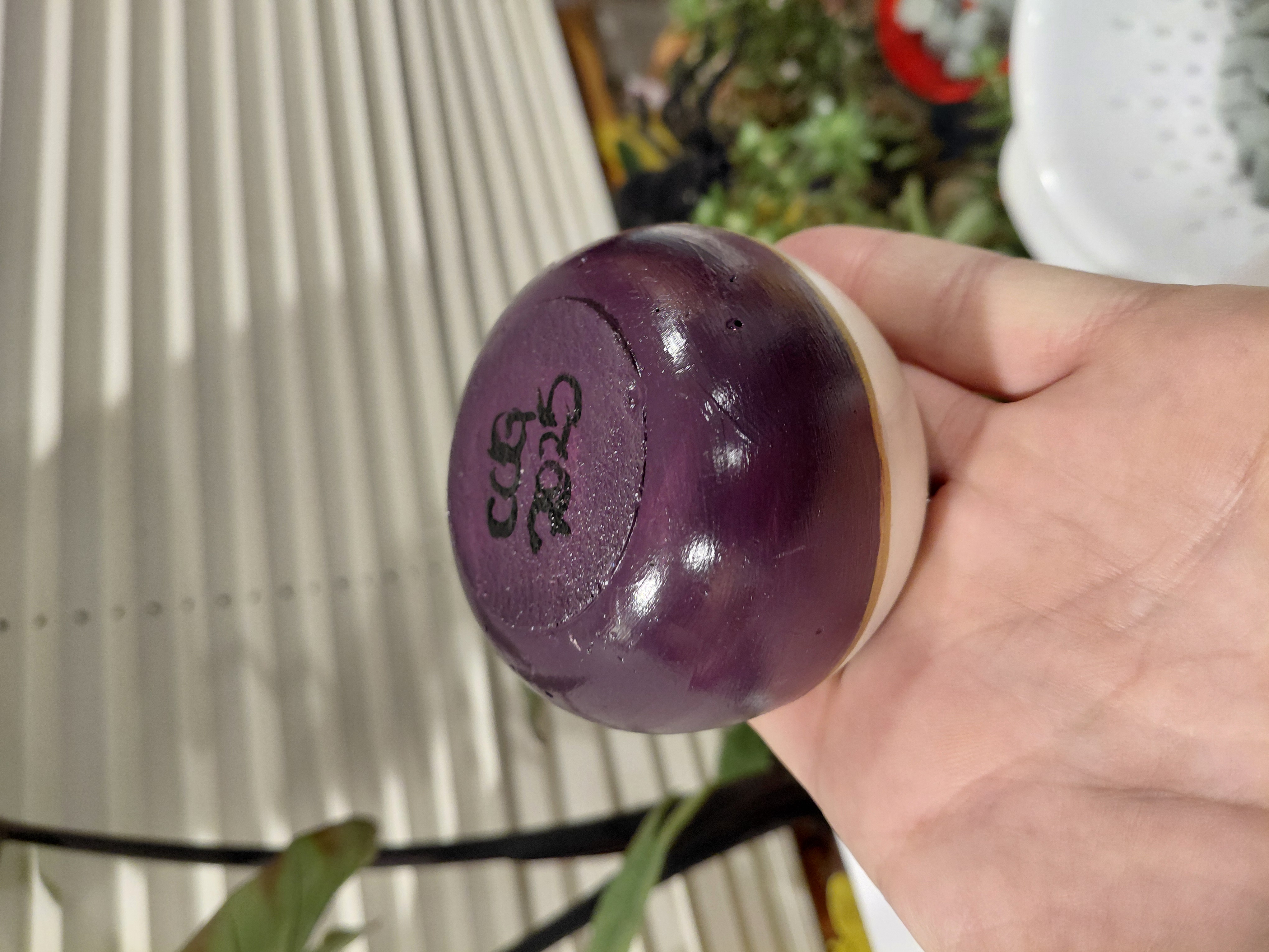 Concrete Sleek Round Painted Pot/Container