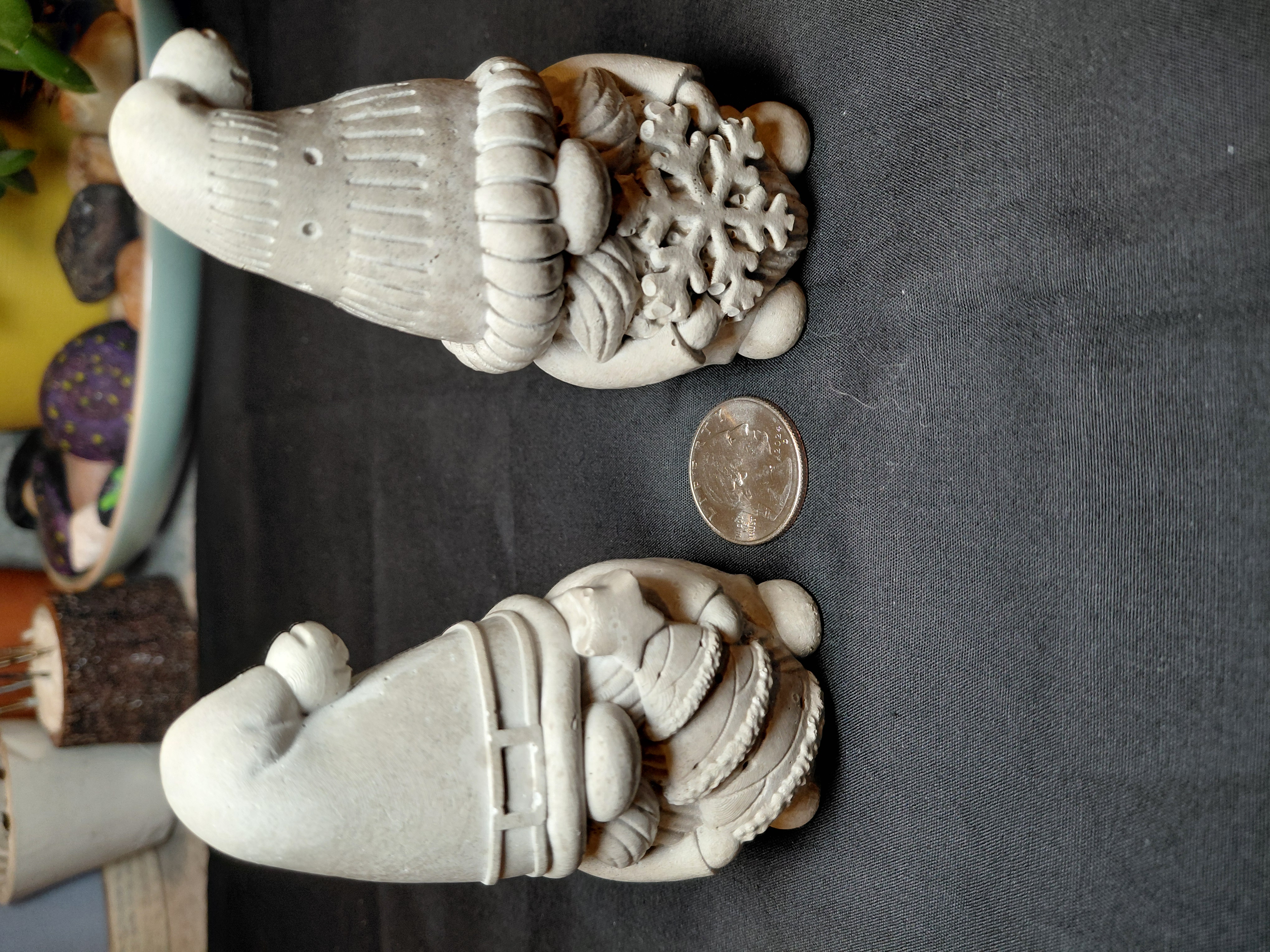 Set of Xmas Gnomes Concrete