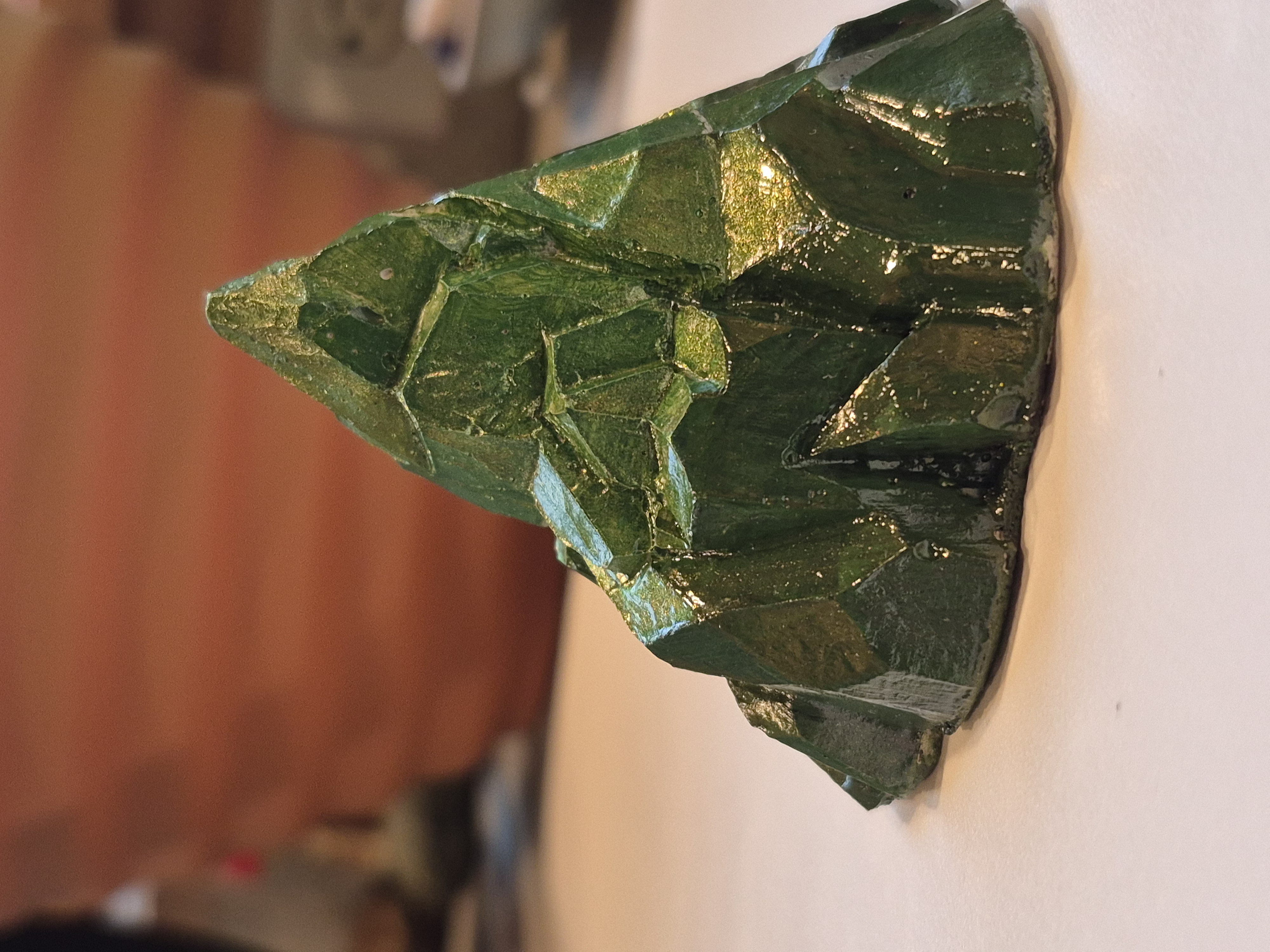 Mountain Hand Painted Concrete