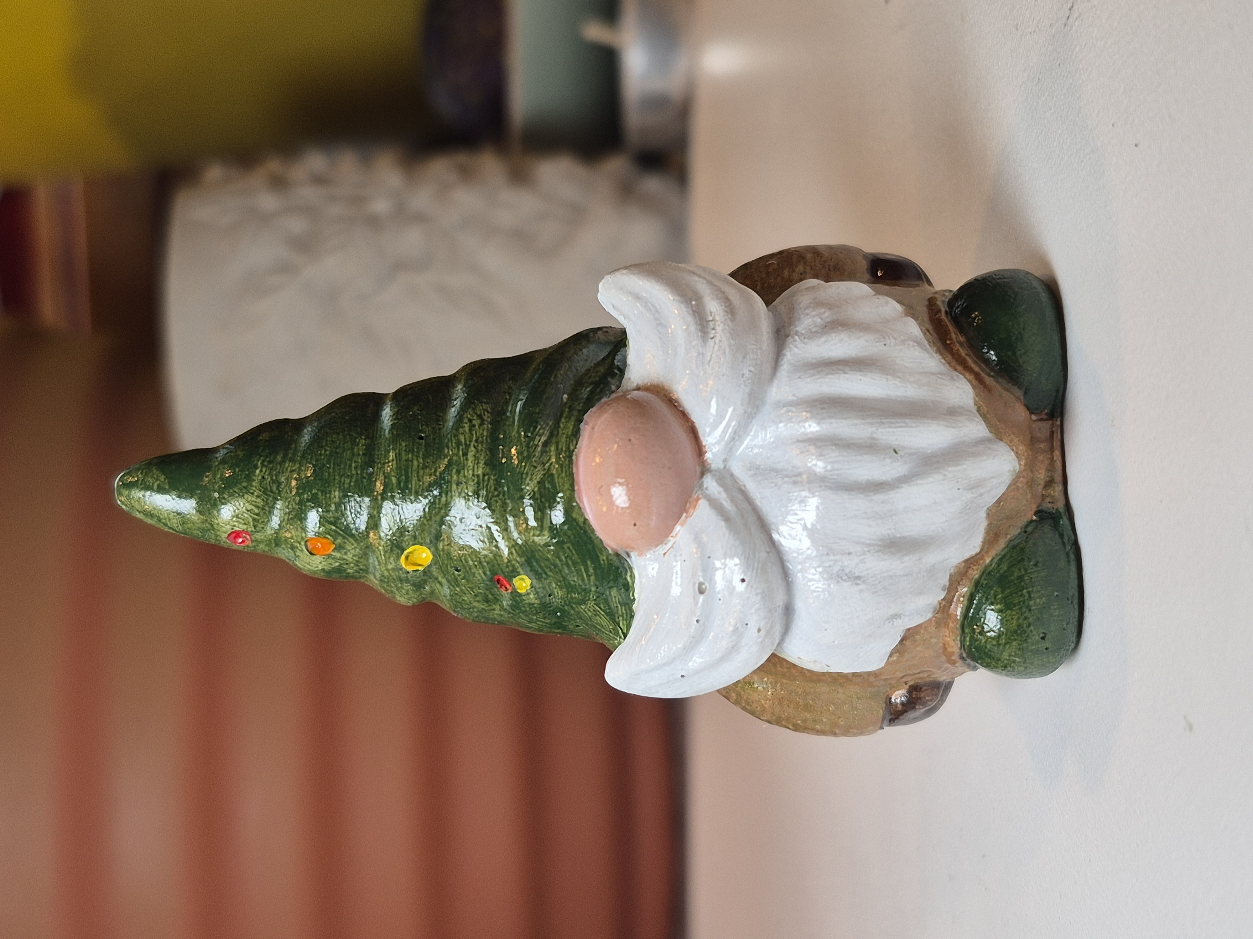 Hand Painted Concrete Gnome