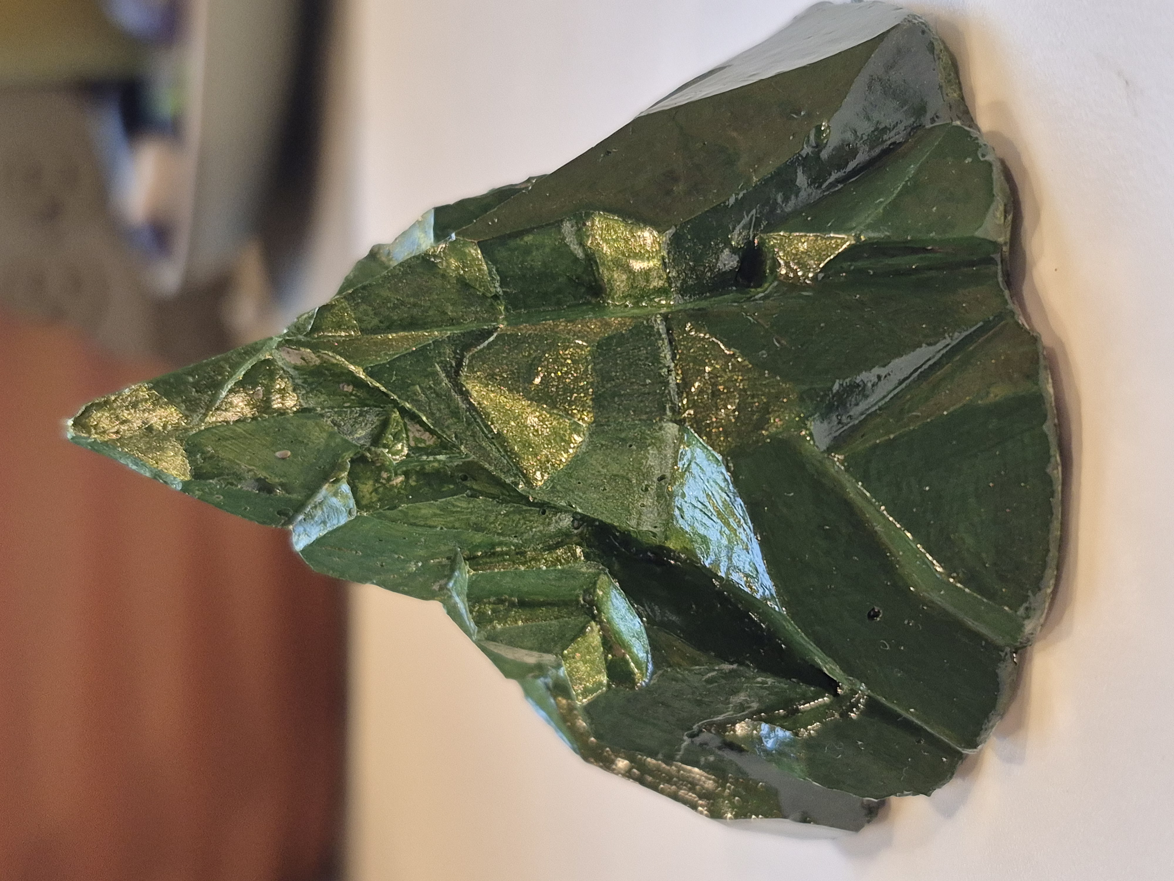 Mountain Hand Painted Concrete