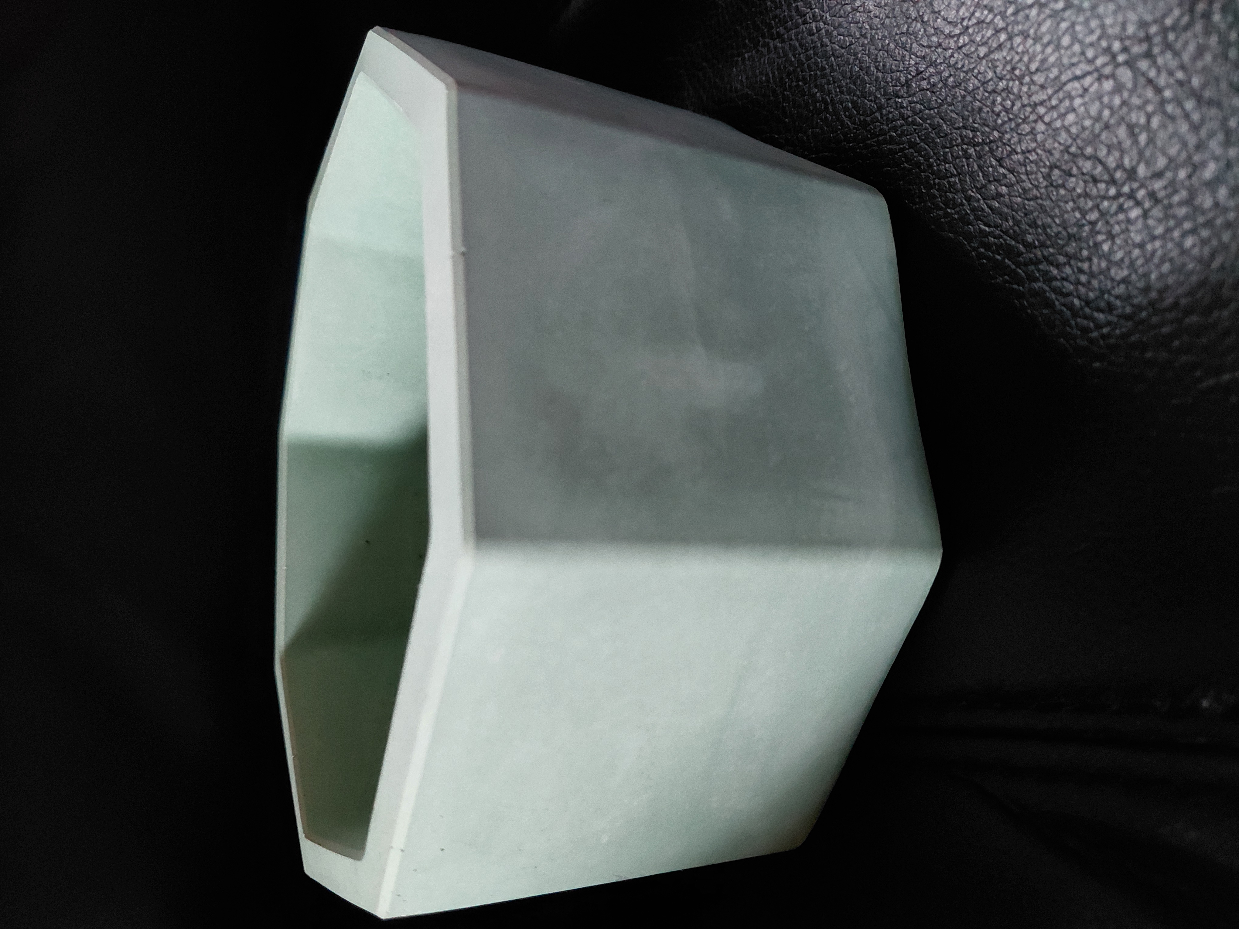 Concrete Jade Bonsai Pot w/wire holes