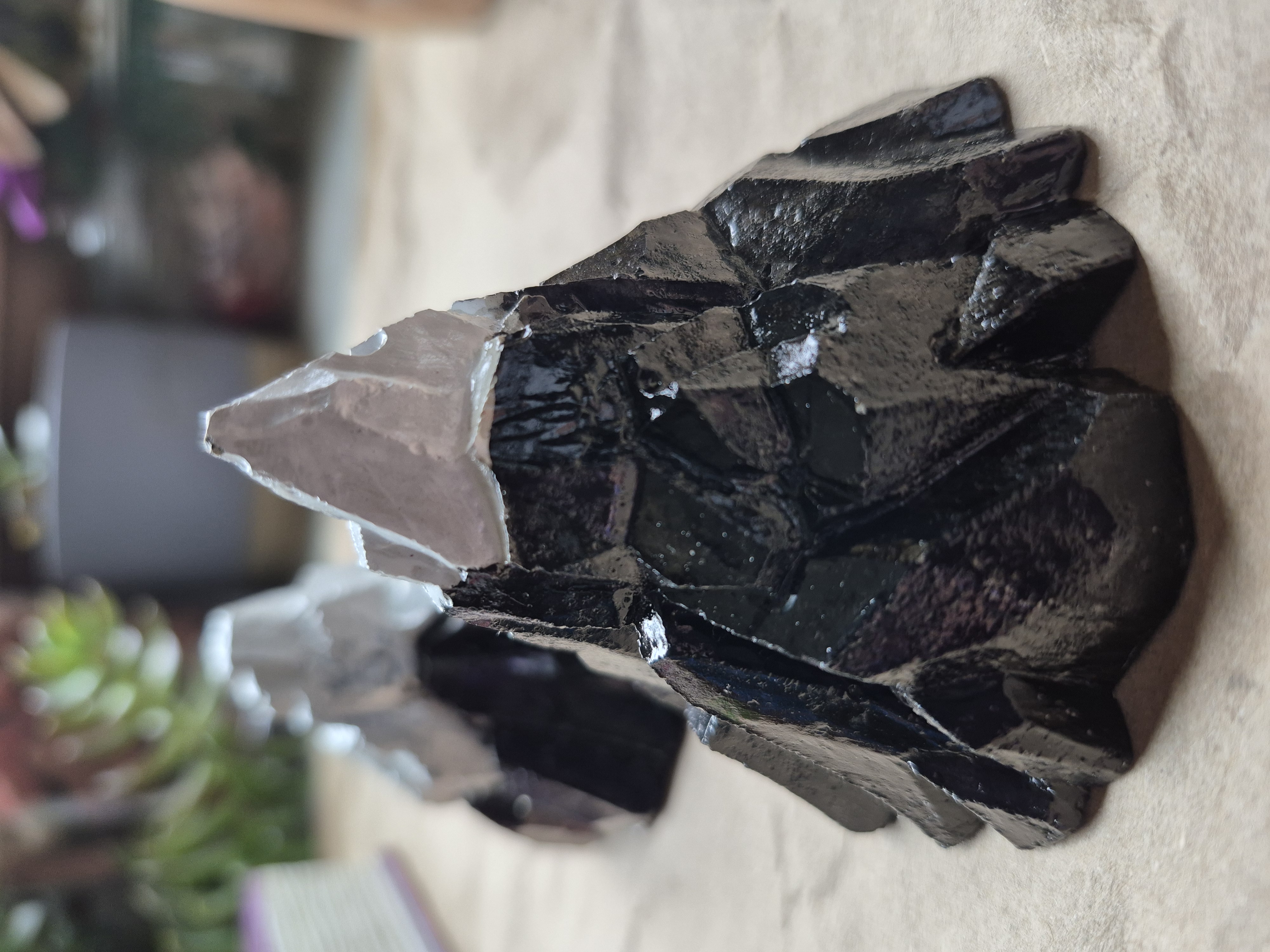 Concrete Mountain Hand Painted