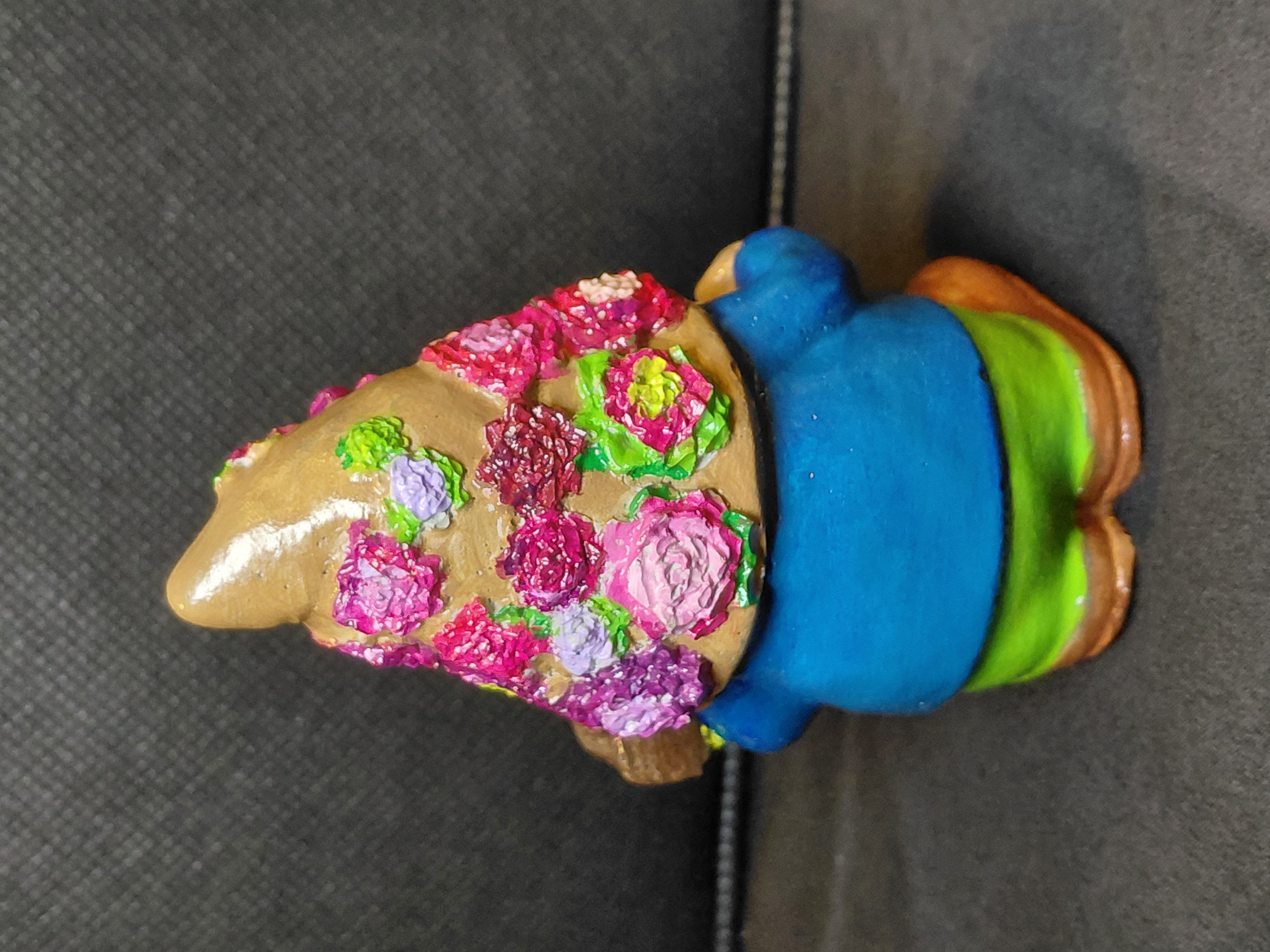 Set of Hand Painted Concrete Gnomes