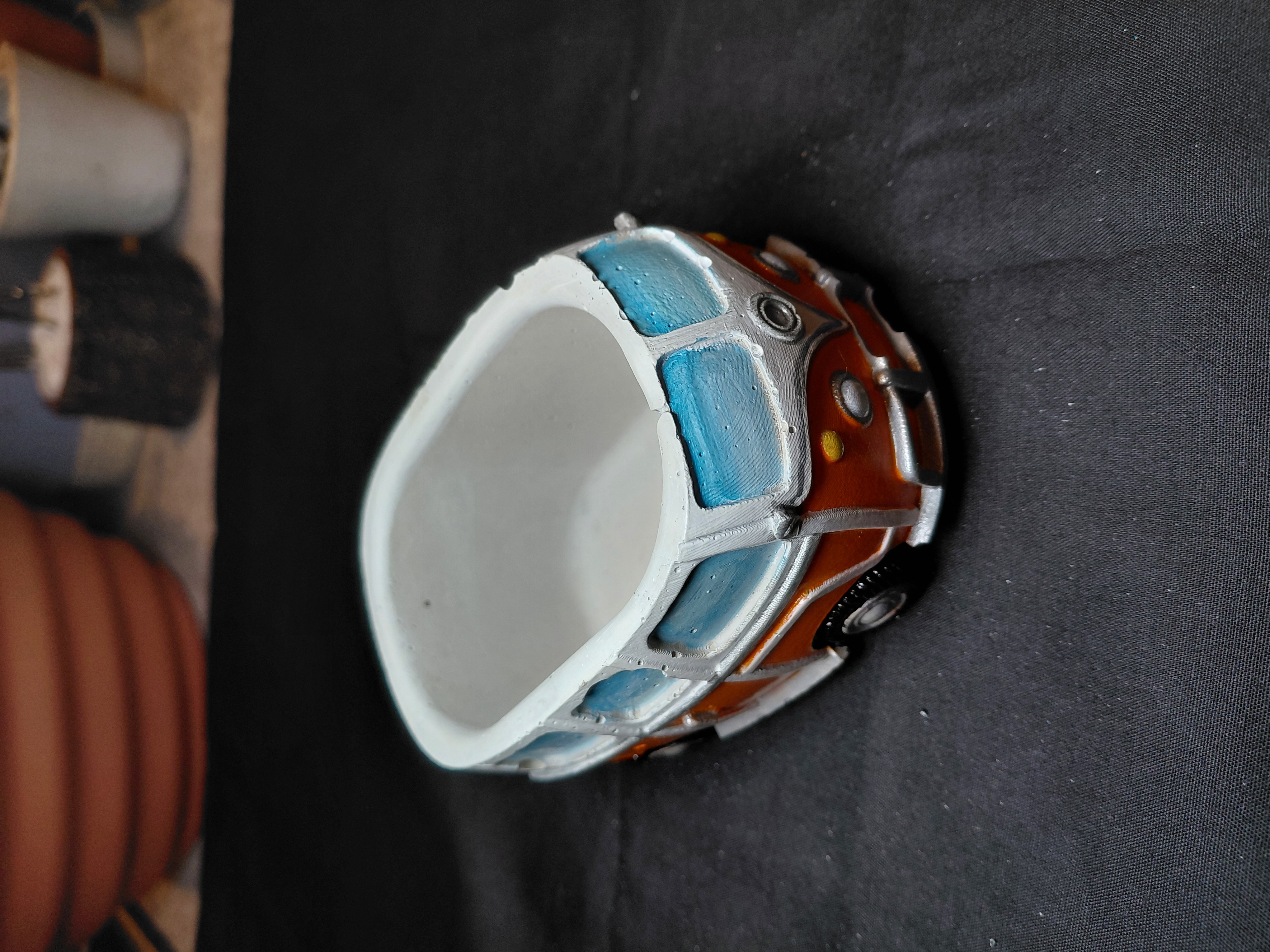 Retro Van Hand Painted Concrete Pot/Container