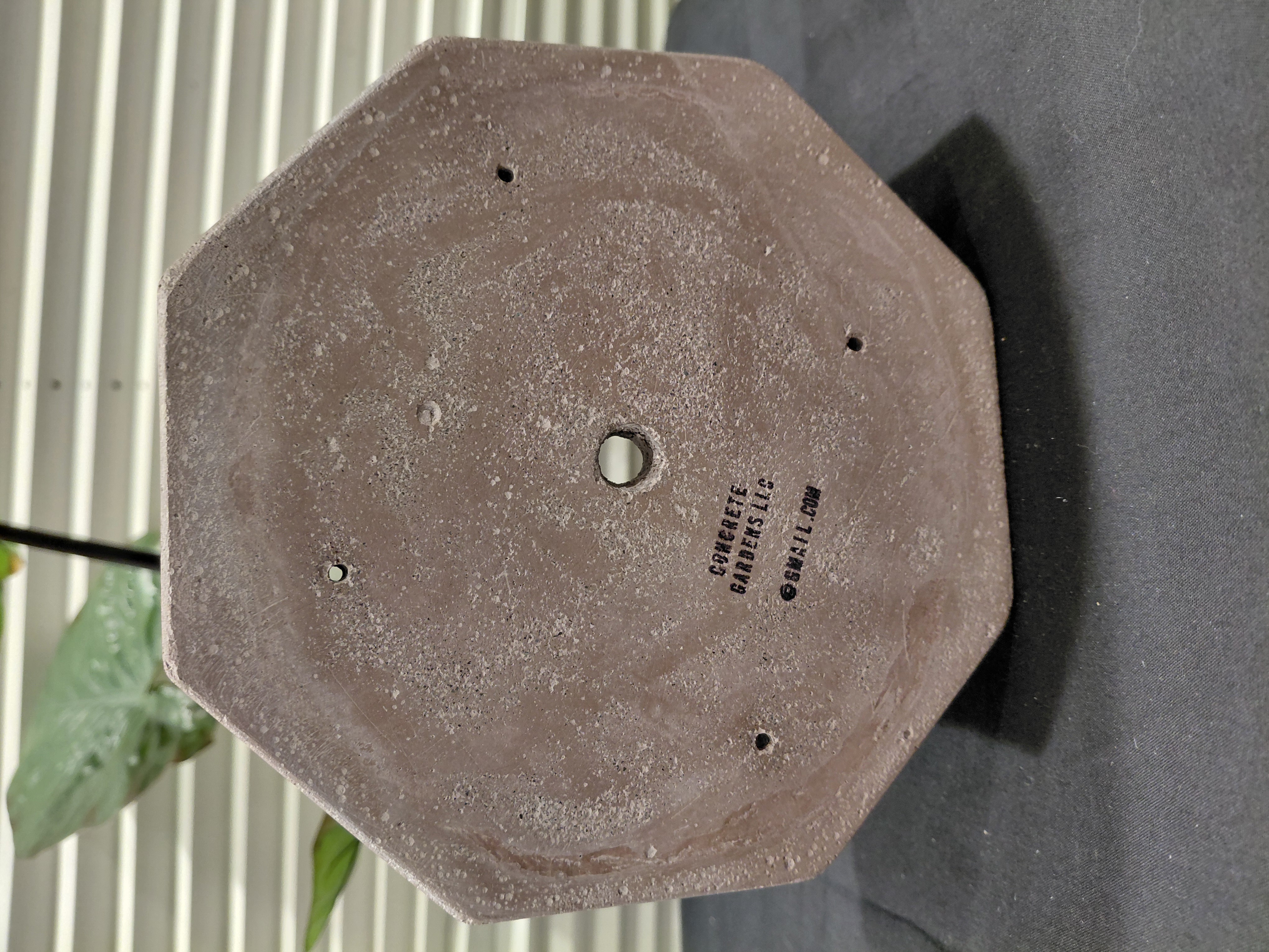 Brown Concrete Pot/Bonsai Pot