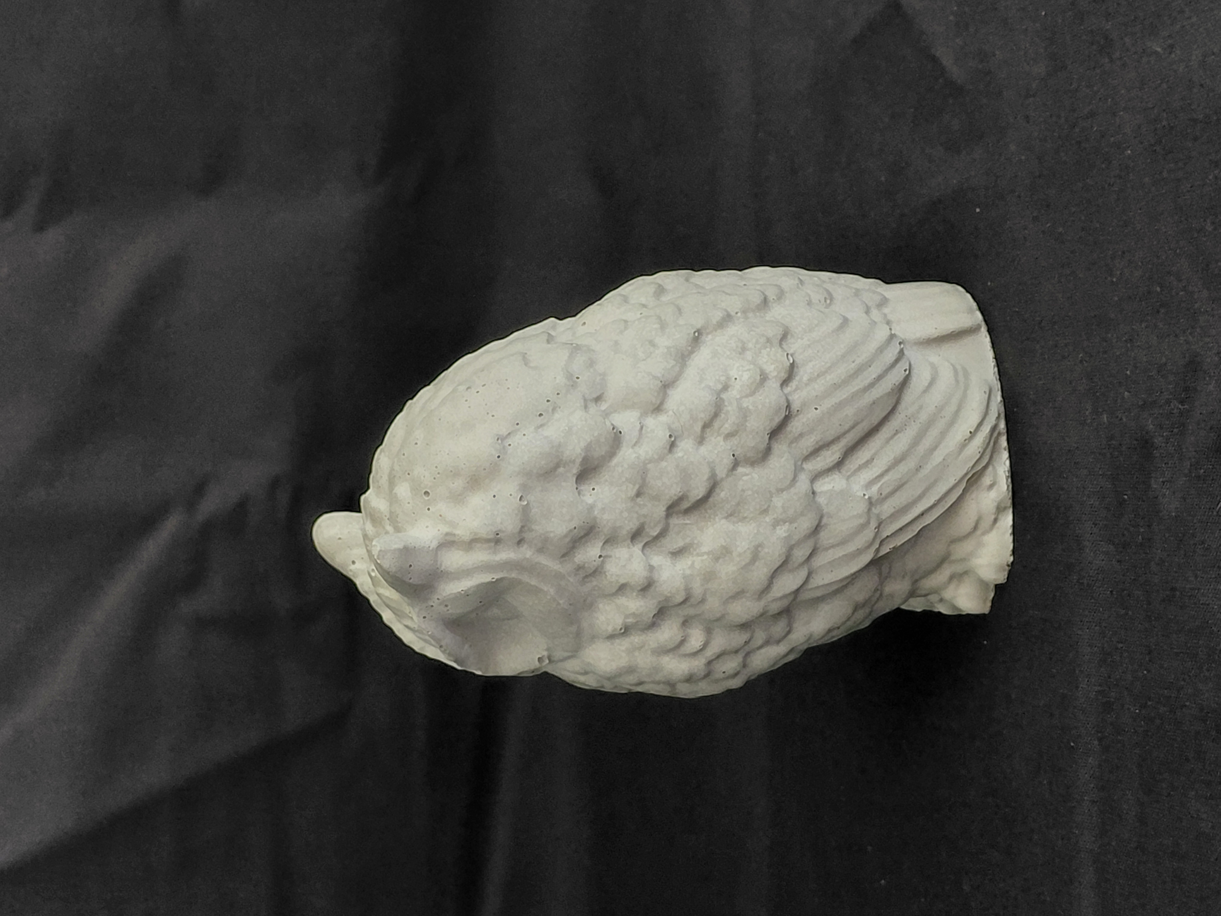 Concrete Owl Figurine