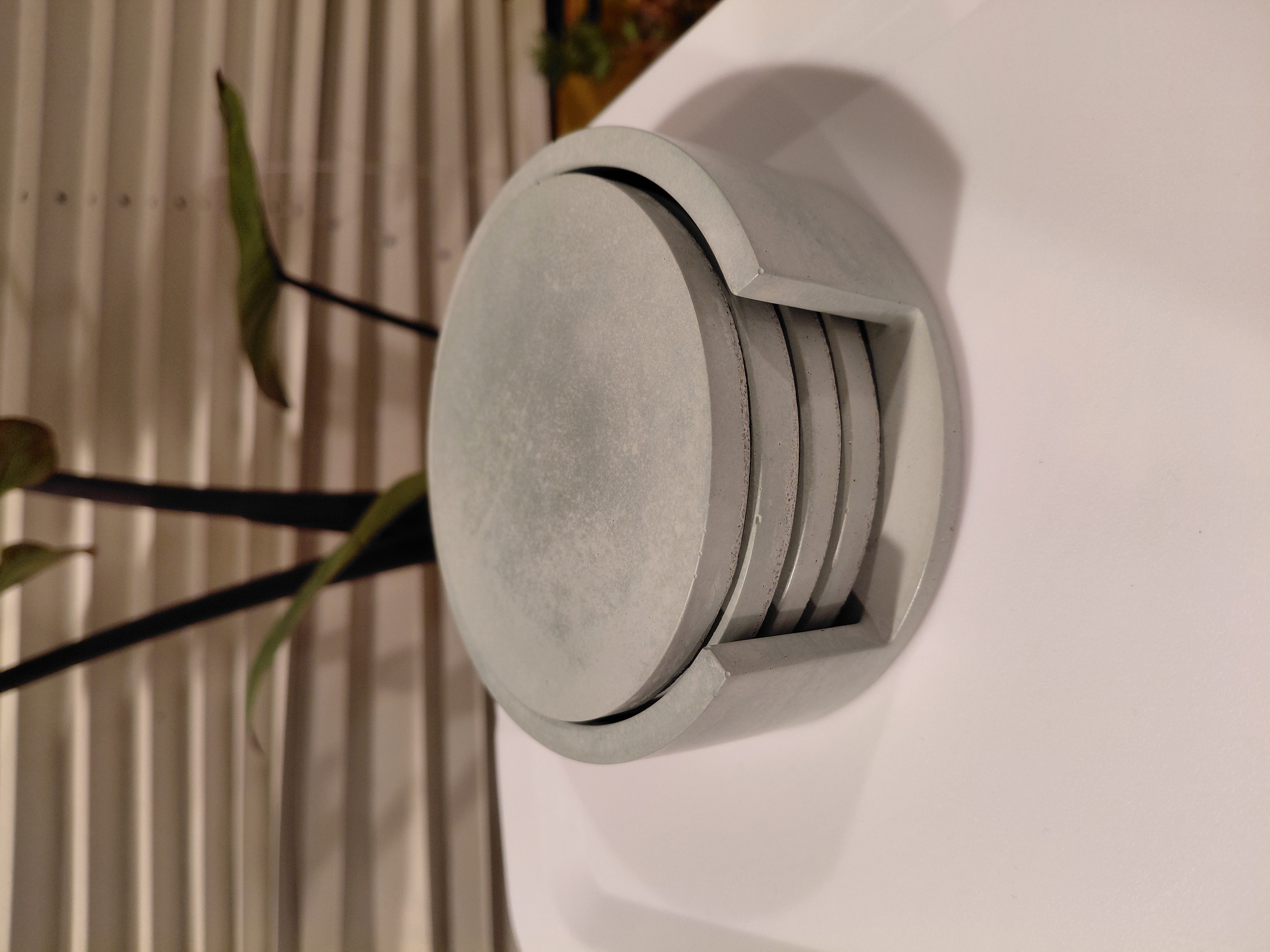 Concrete Jade Coaster Set