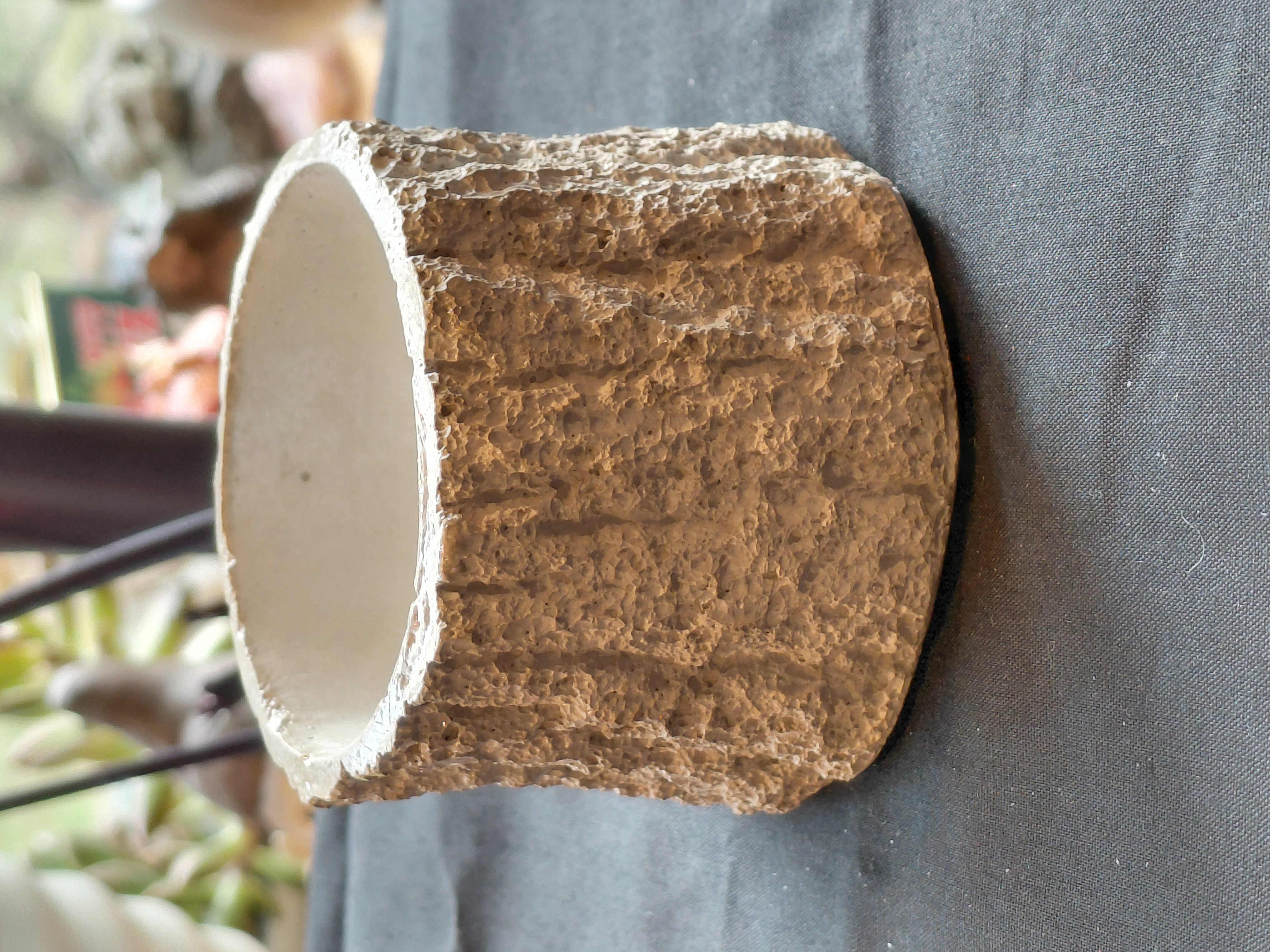 Tree Trunk Concrete Pot/Container