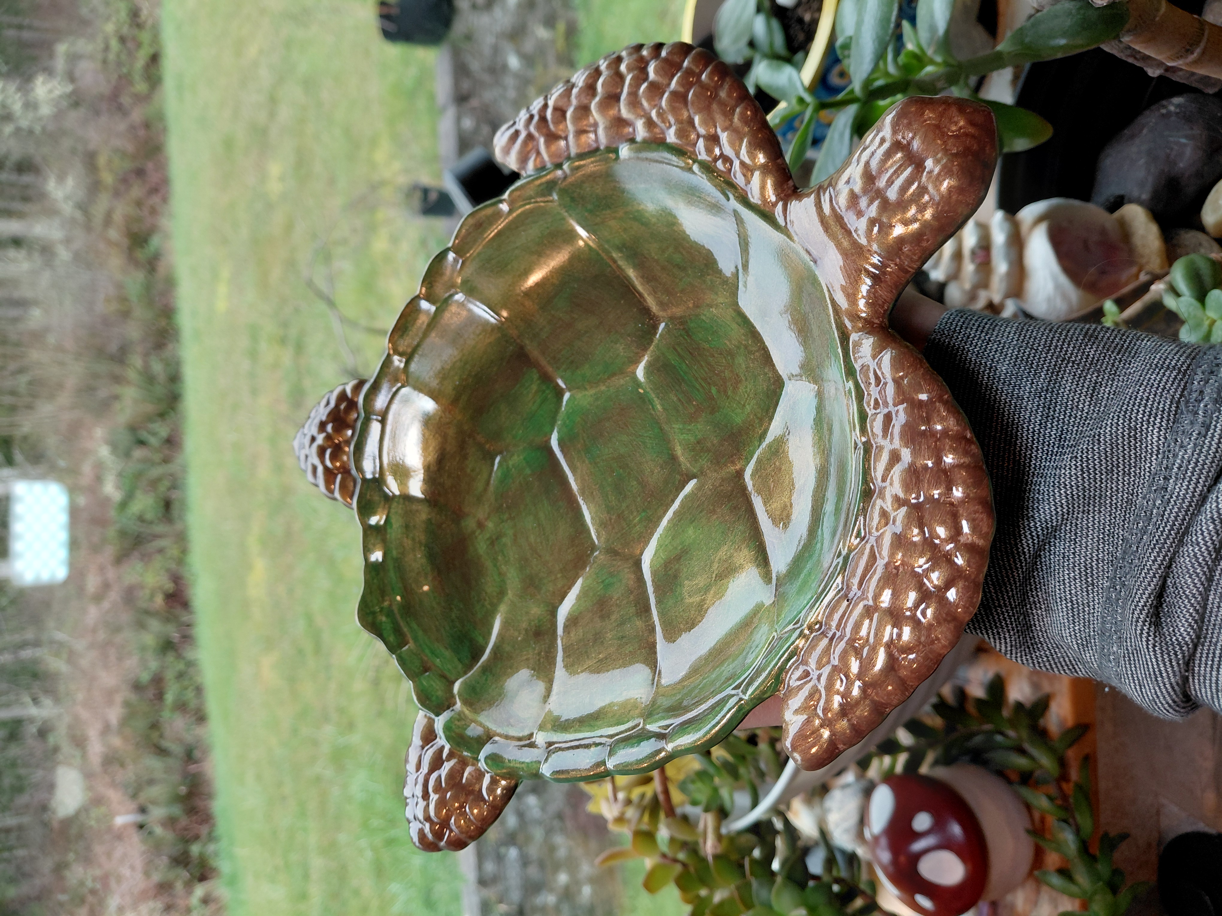 Hand Painted Turtle Tray