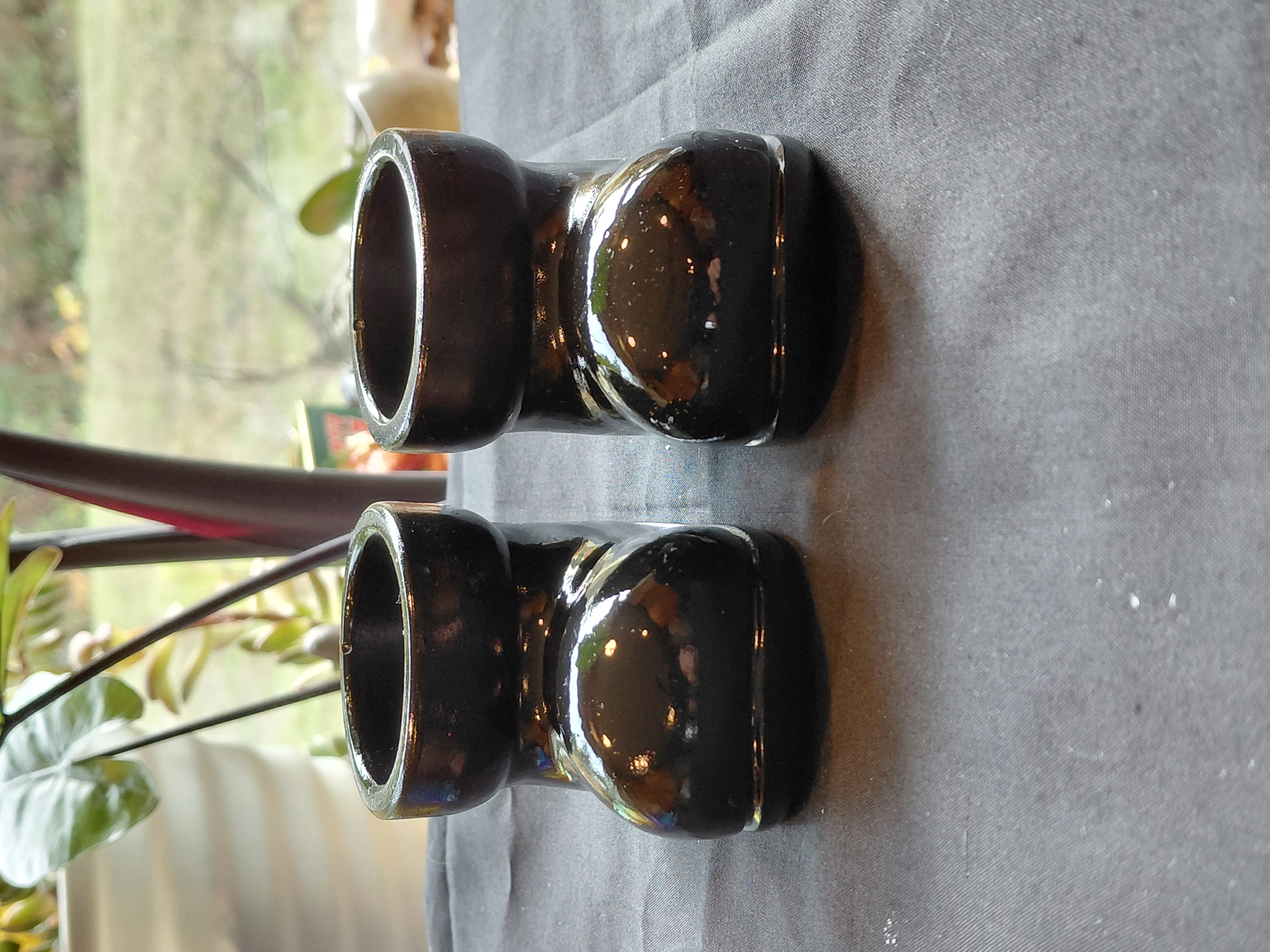 Shoes/ Concrete Tea Candle Holder black or brown